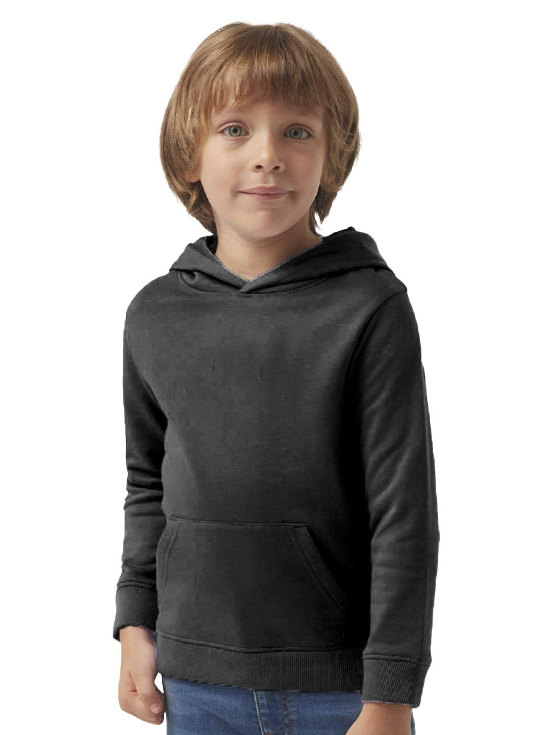 Radprix Kid Boy Solid Navy Hooded Sweatshirt