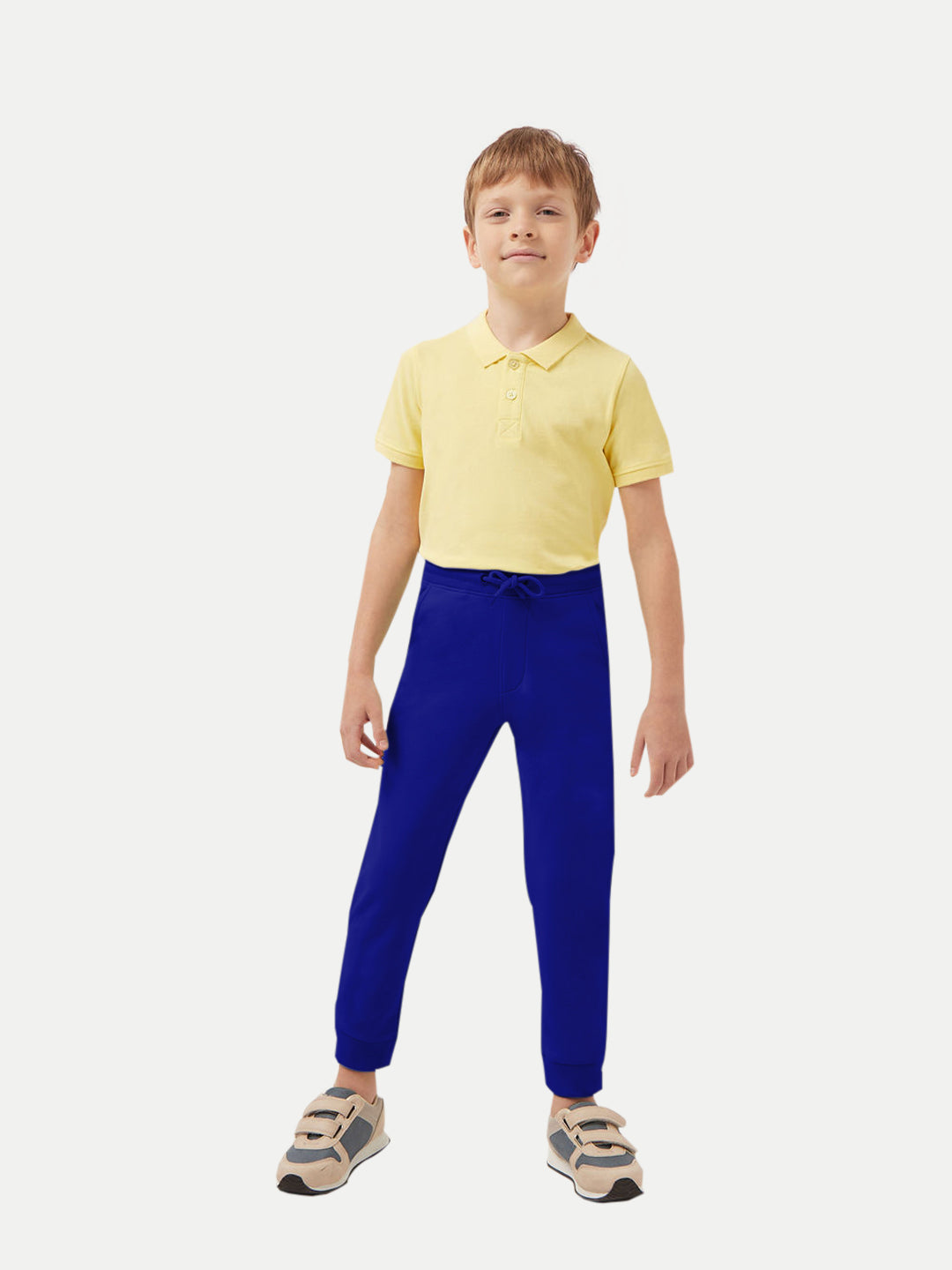 Radprix Kid Boys Pastel-Dark Blue Woven Fashion Joggers