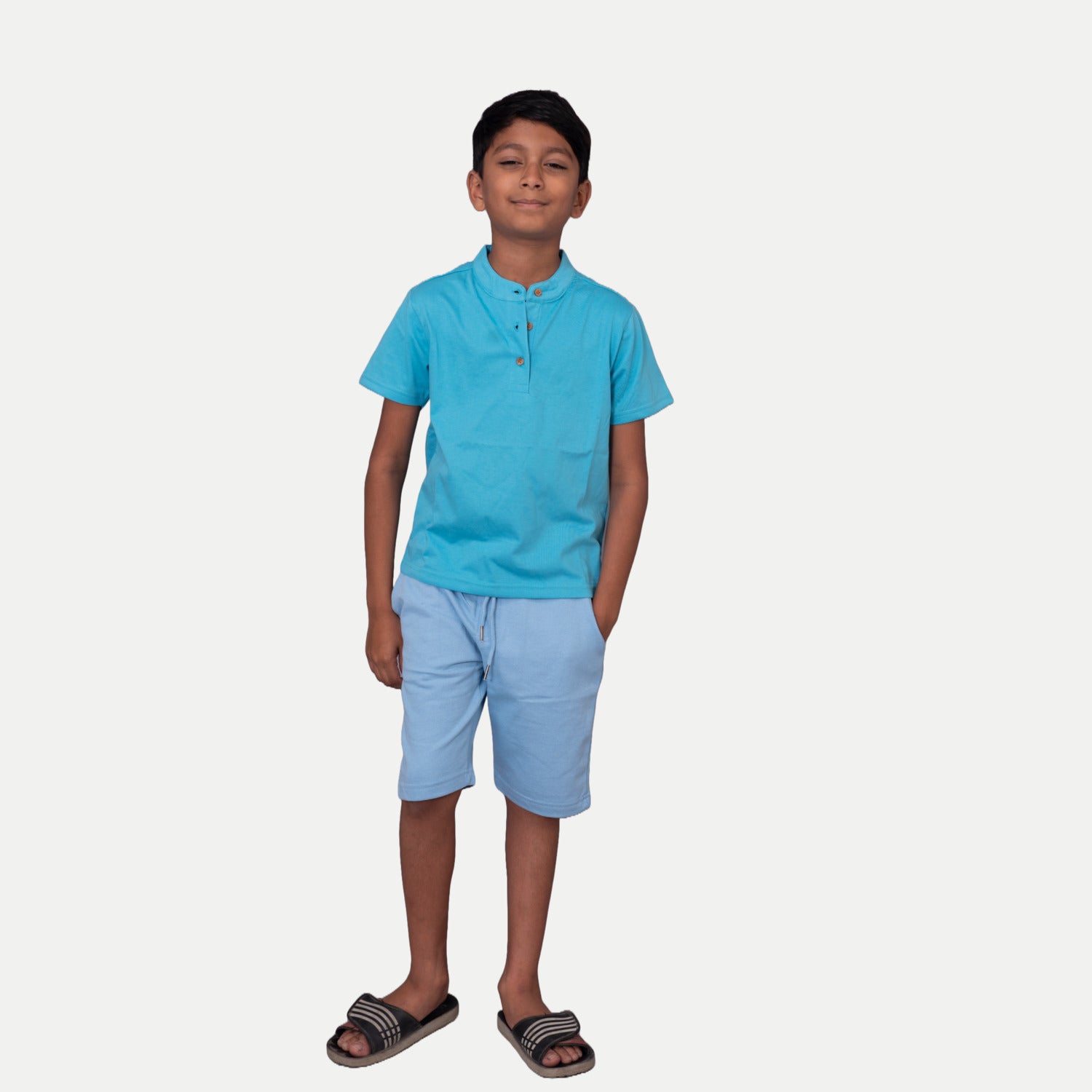 Radprix Boys Aqua Henley T-shirt