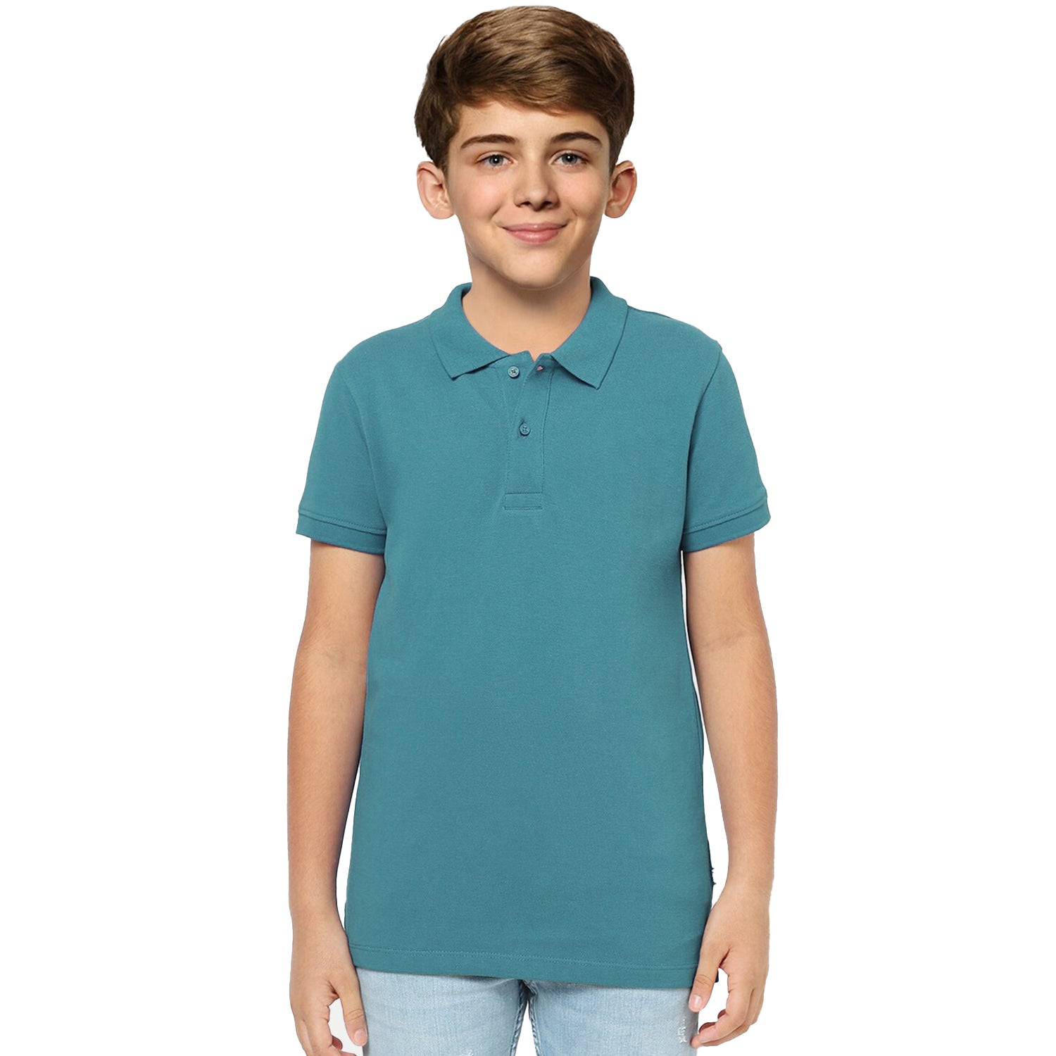 Radprix Kid Boys Aqua Polo T-shirt