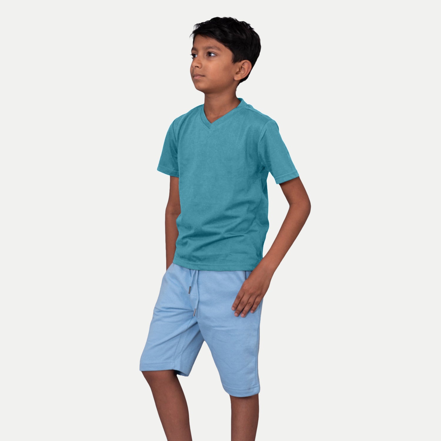 Radprix Boys Aqua V neck T-shirt