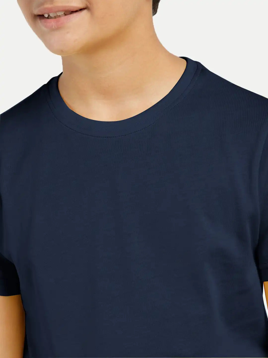 Radprix Boys Navy Crew neck T-shirt