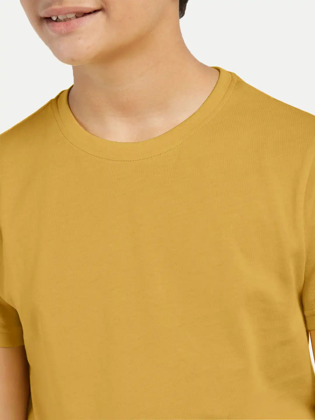 Radprix Boys Mango Yellow Crew neck T-shirt