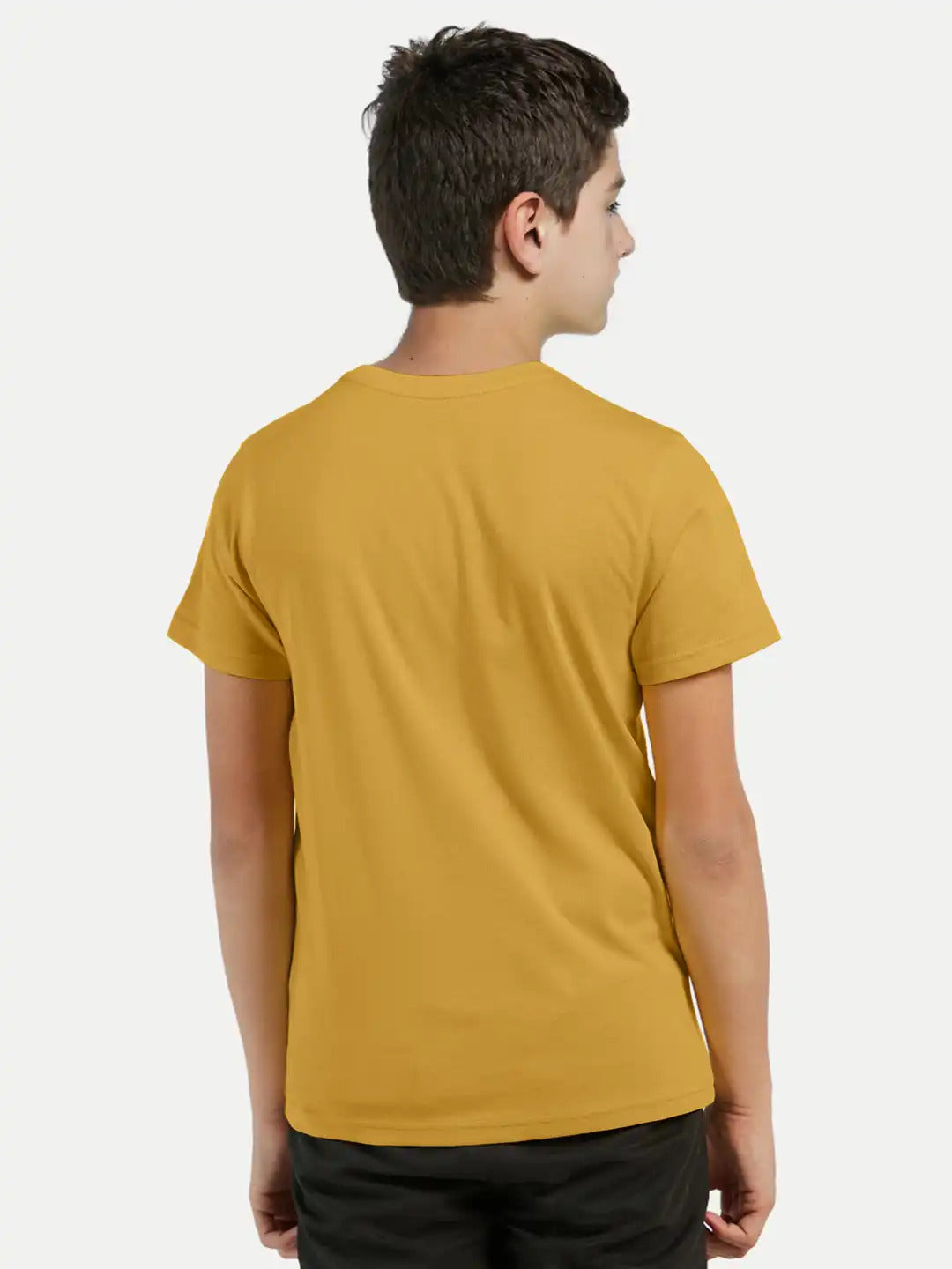 Radprix Boys Mango Yellow Crew neck T-shirt