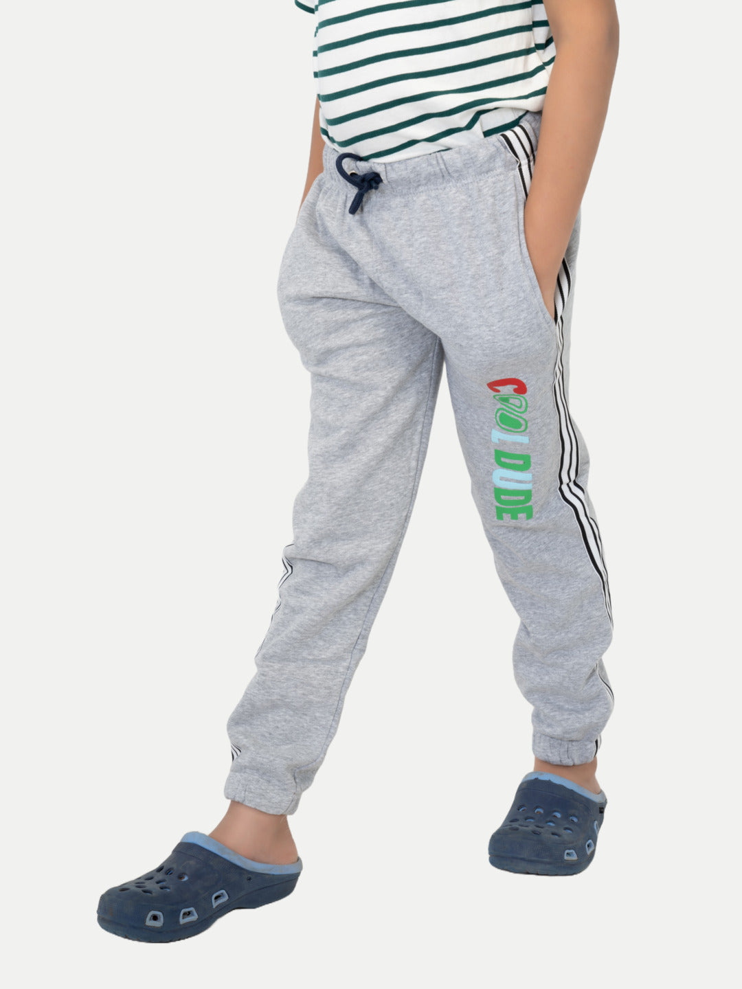 Radprix Kid Boys Grey melange Solid Jogger