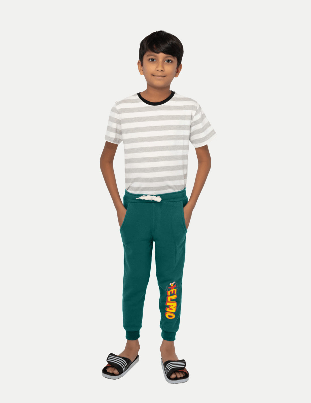 Radprix Kid Boys Mustard Printed Joggers