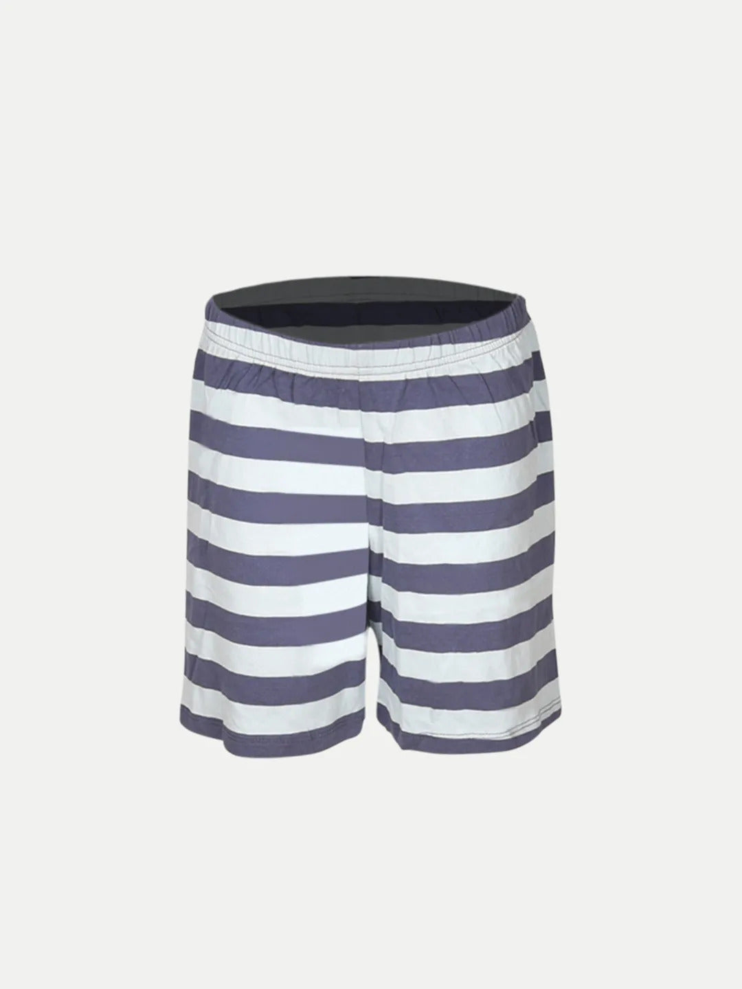 Radprix Boys Navy Horizontal Striper Casual Shorts