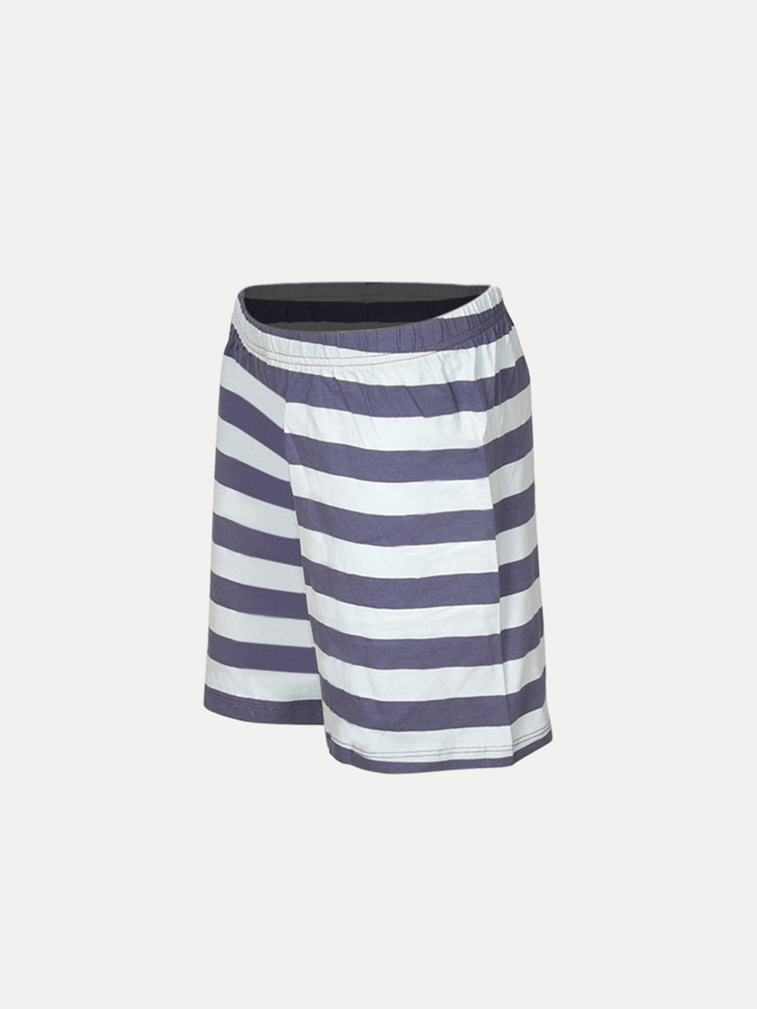 Radprix Boys Navy Horizontal Striper Casual Shorts