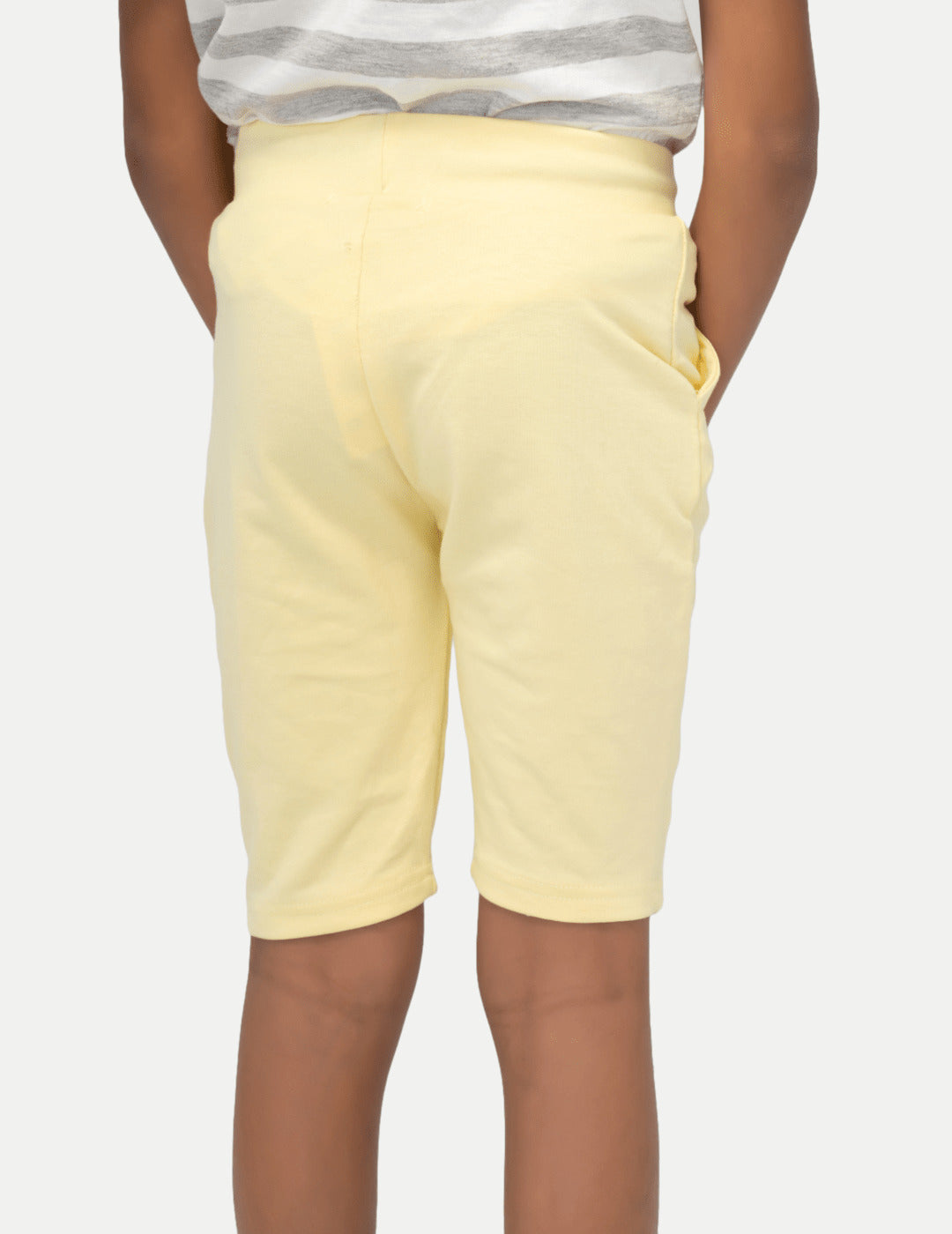 Radprix Boys Light Yellow Printed Shorts