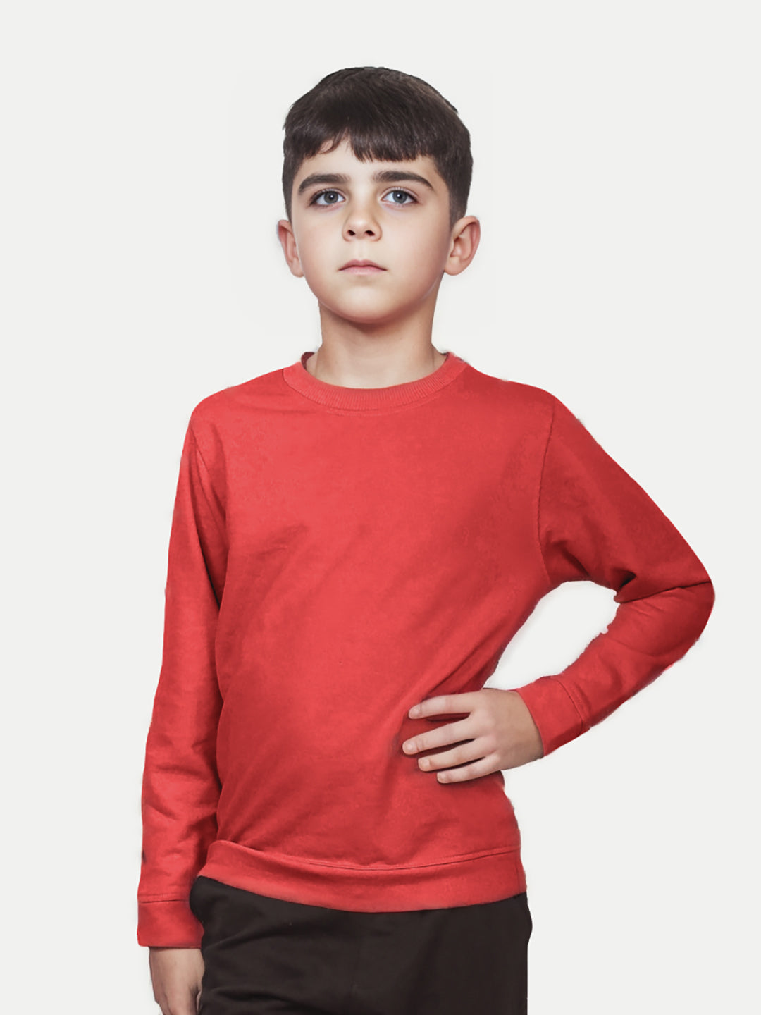 Radprix Boys Basic Red Sweatshirt