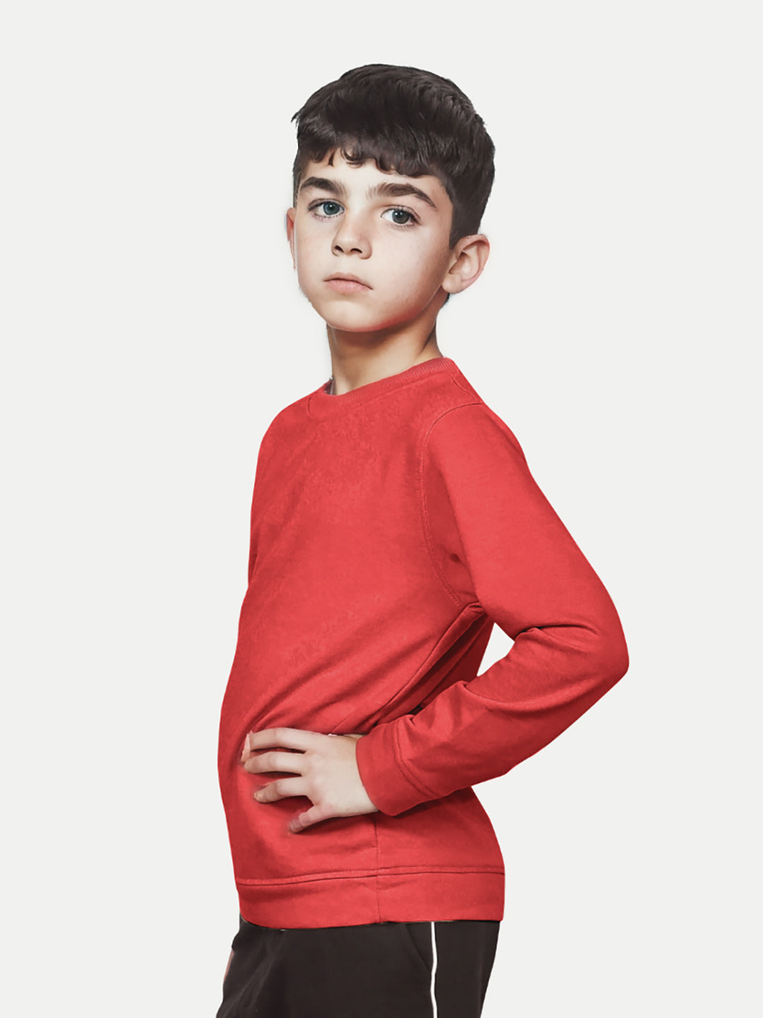 Radprix Boys Basic Red Sweatshirt