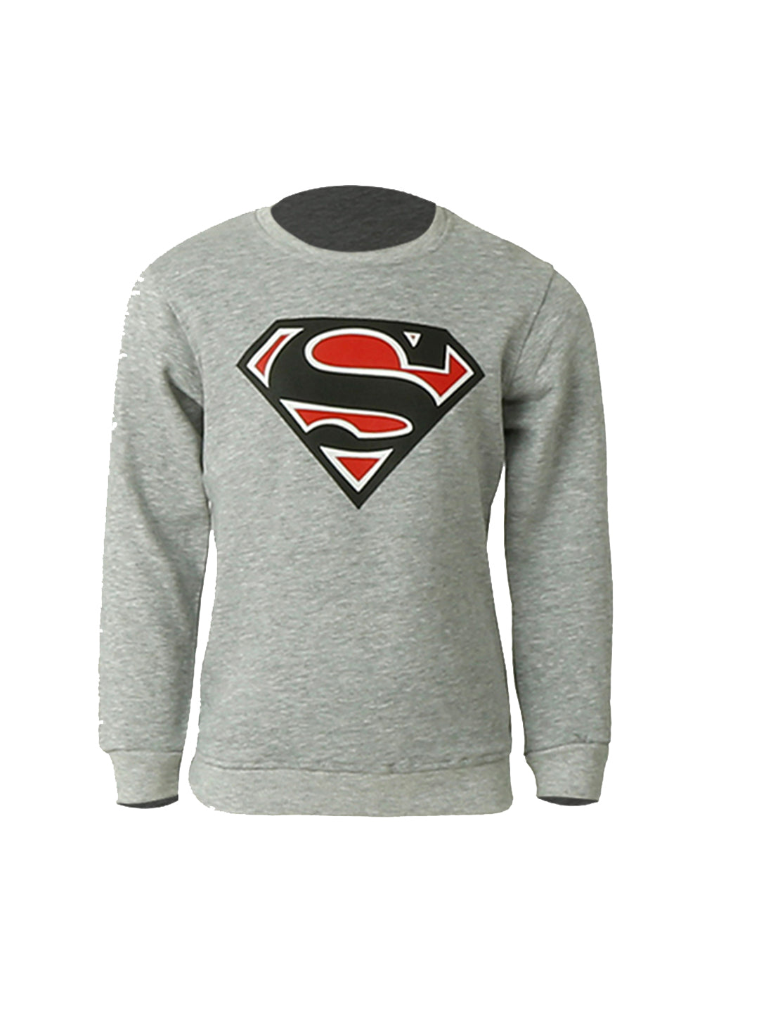 Radprix Boys Light Grey Superman Printed Sweatshirt