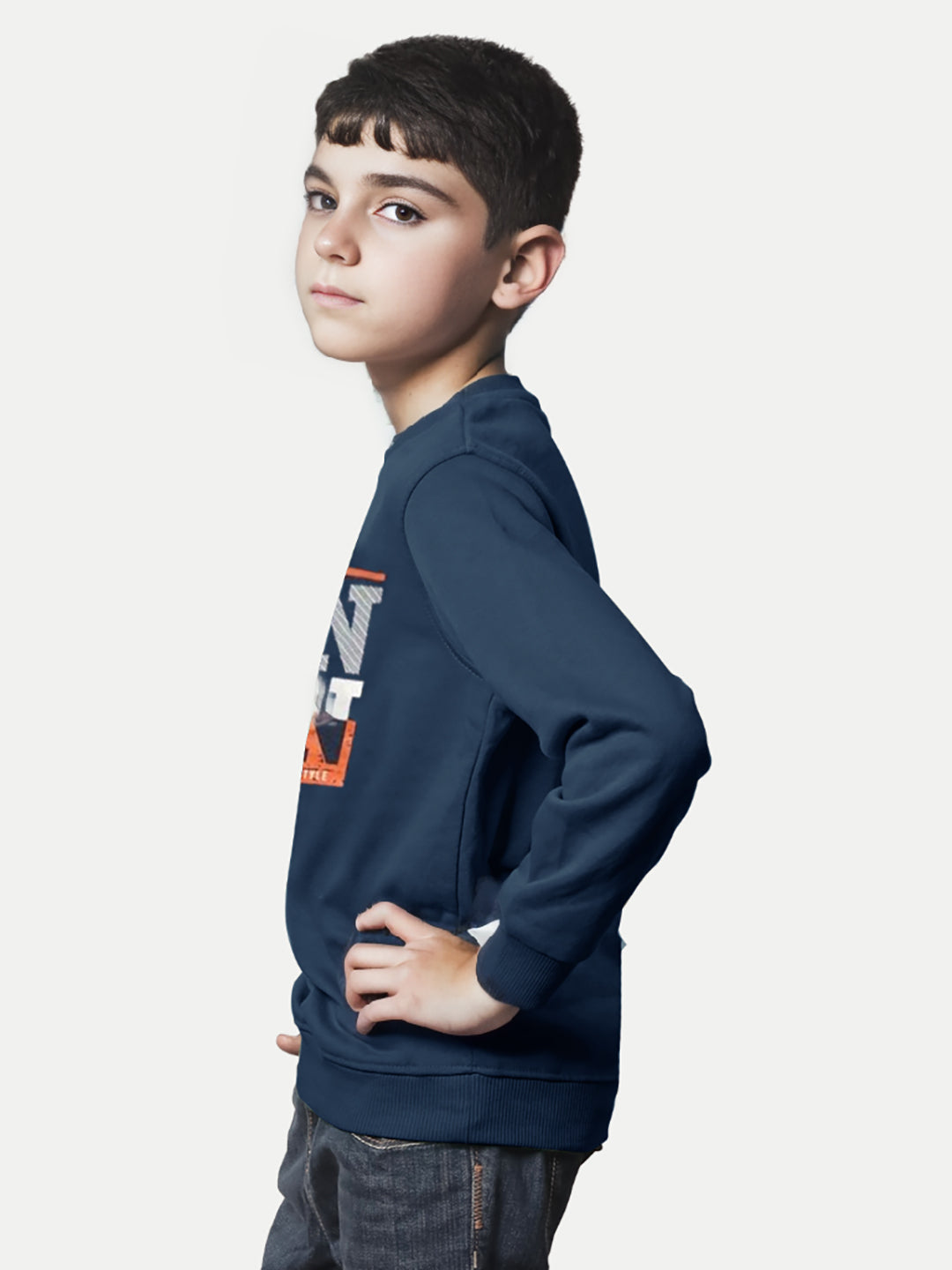 Radprix Boys Dark blue London Printed Sweatshirt