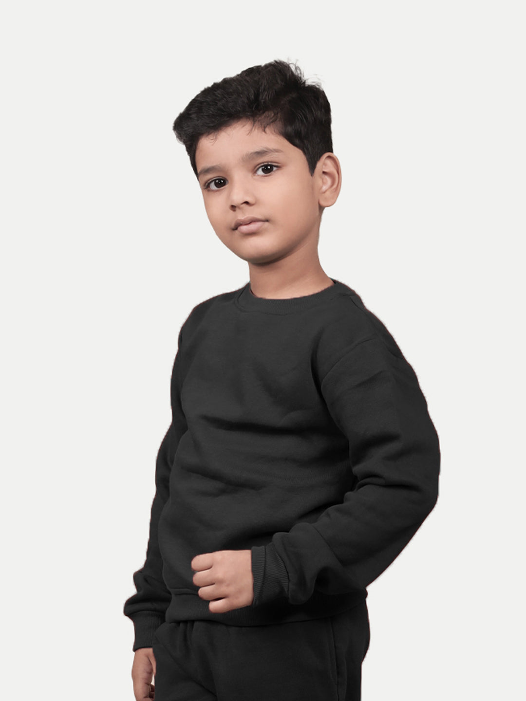 Radprix Boys Basic Black Sweatshirt