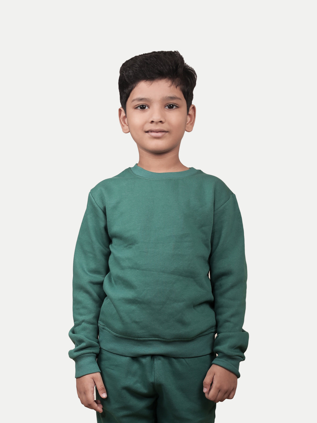 Radprix Boys Basic Green Sweatshirt