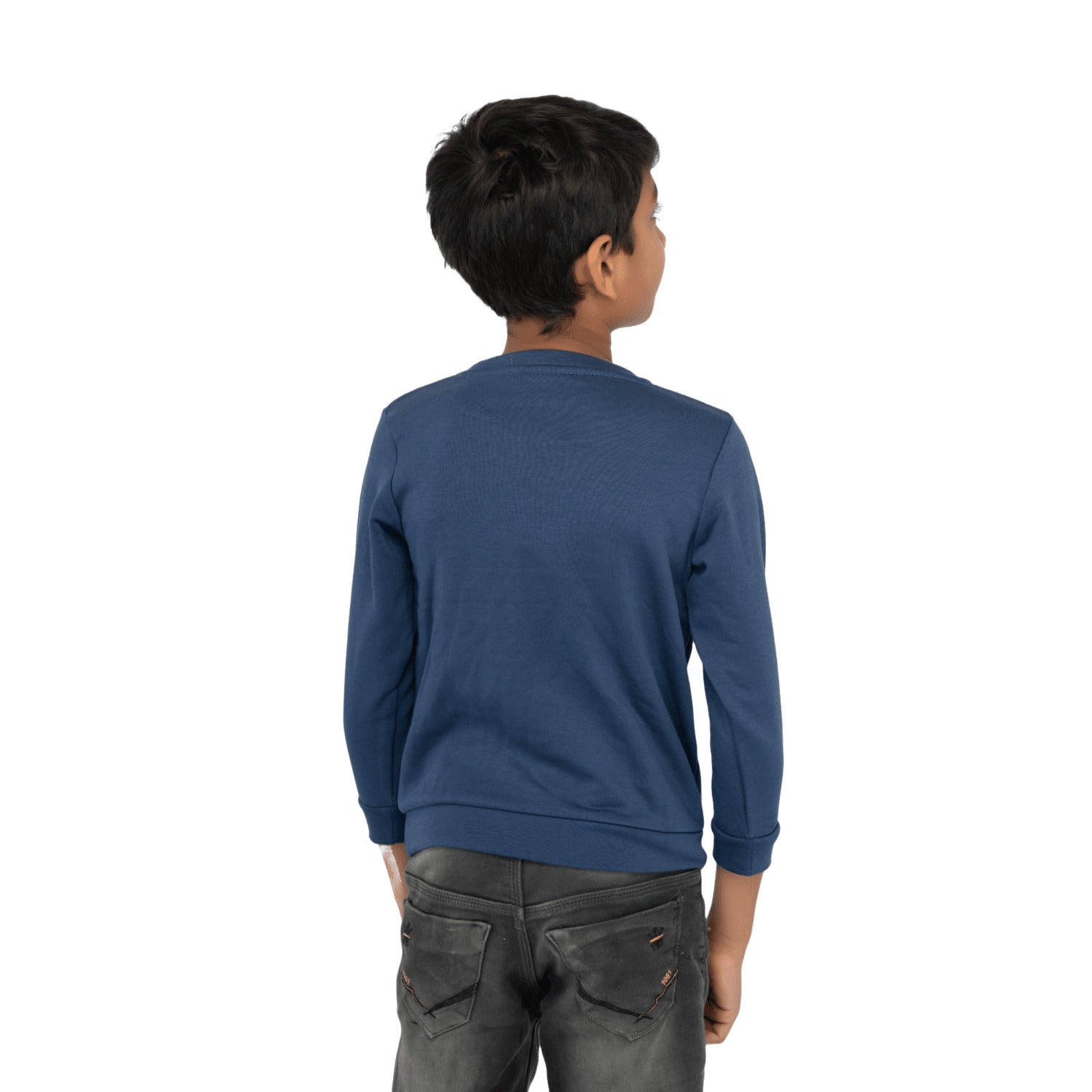 Radprix Boys Navy Printed Sweatshirt