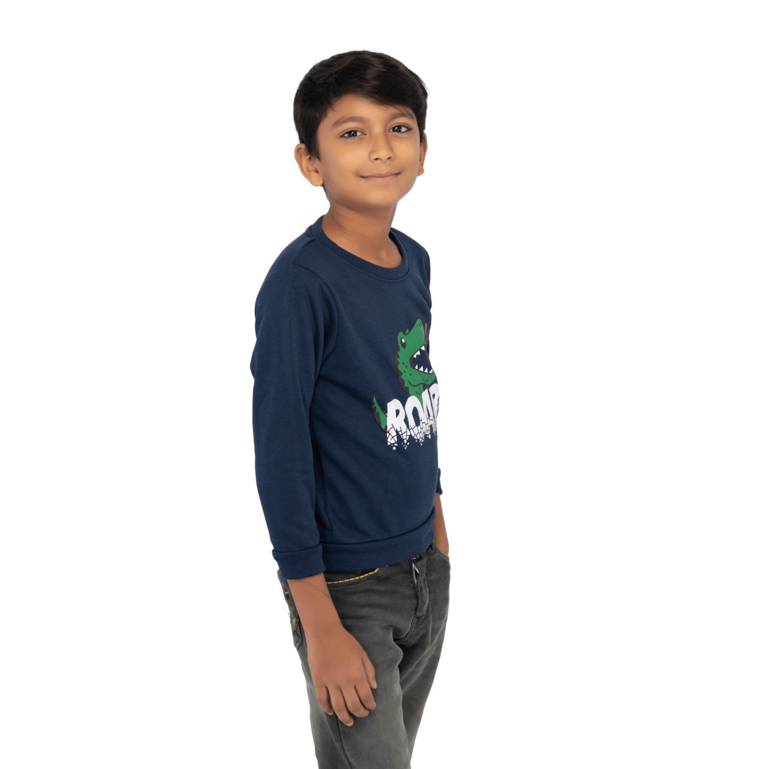 Radprix Kid Boys Navy Printed Sweatshirt