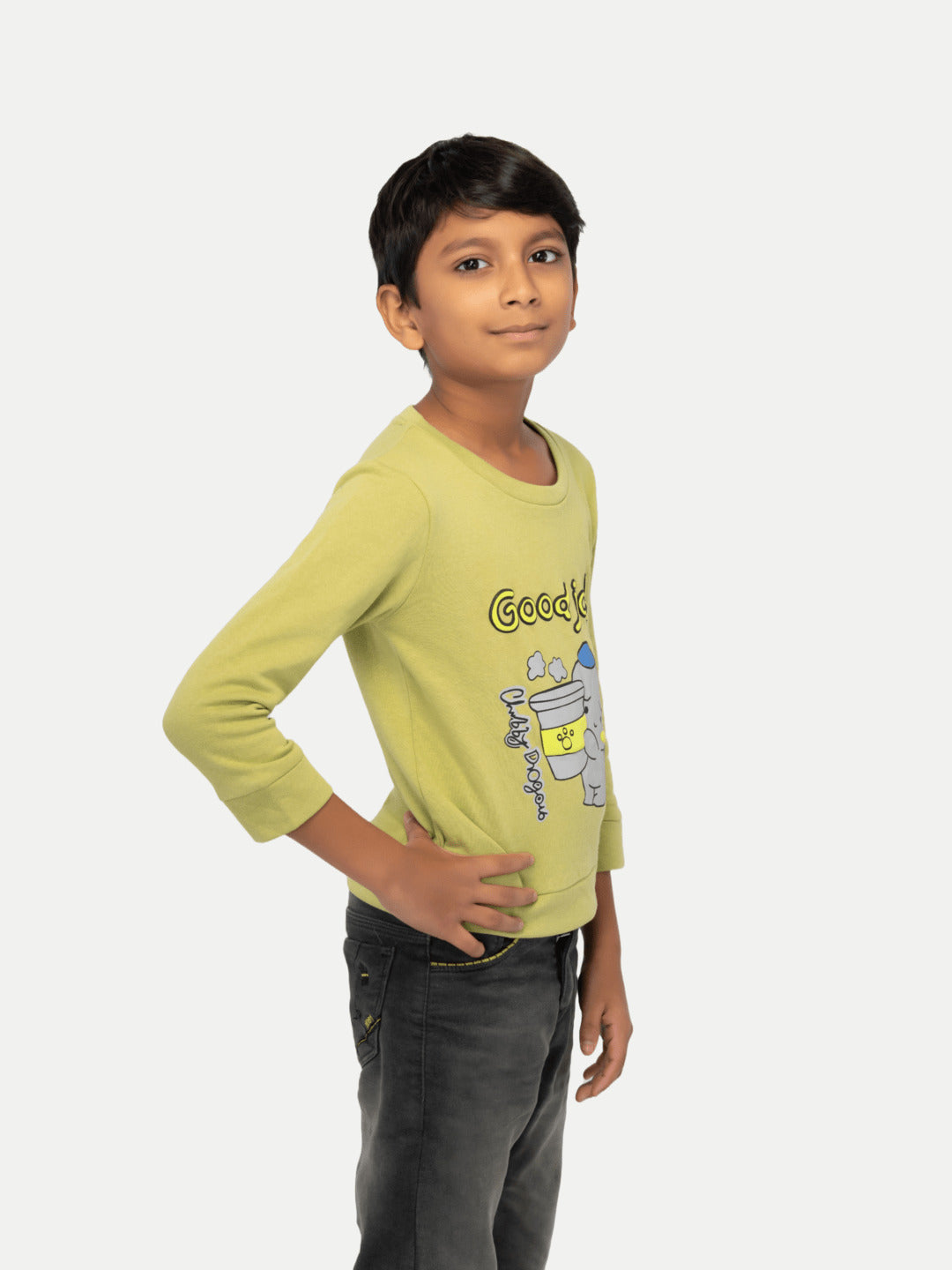 Radprix Boys Pista Printed Sweatshirt