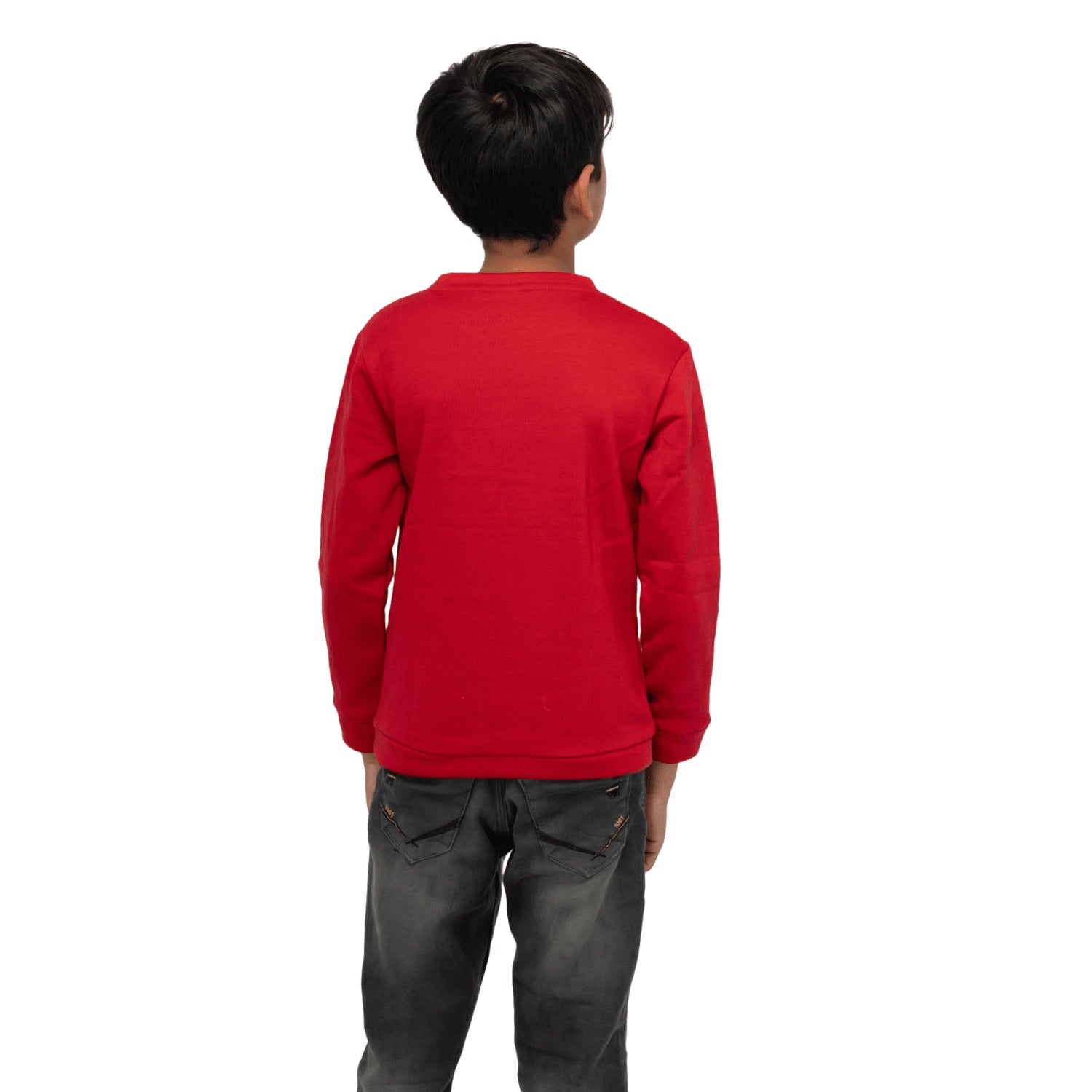 Radprix Boys Red Printed Sweatshirt