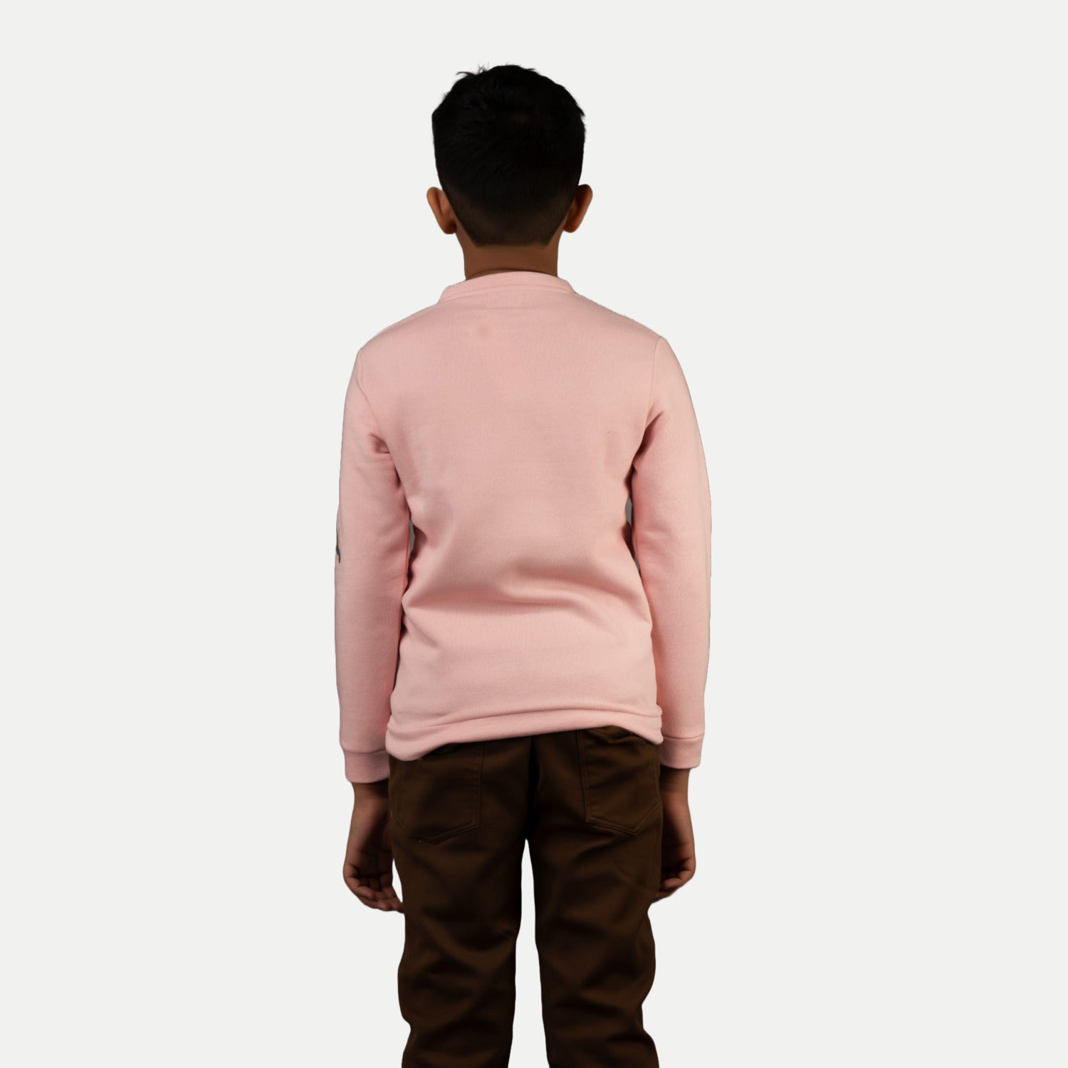 Radprix Boys Light Pink Printed Sweatshirt