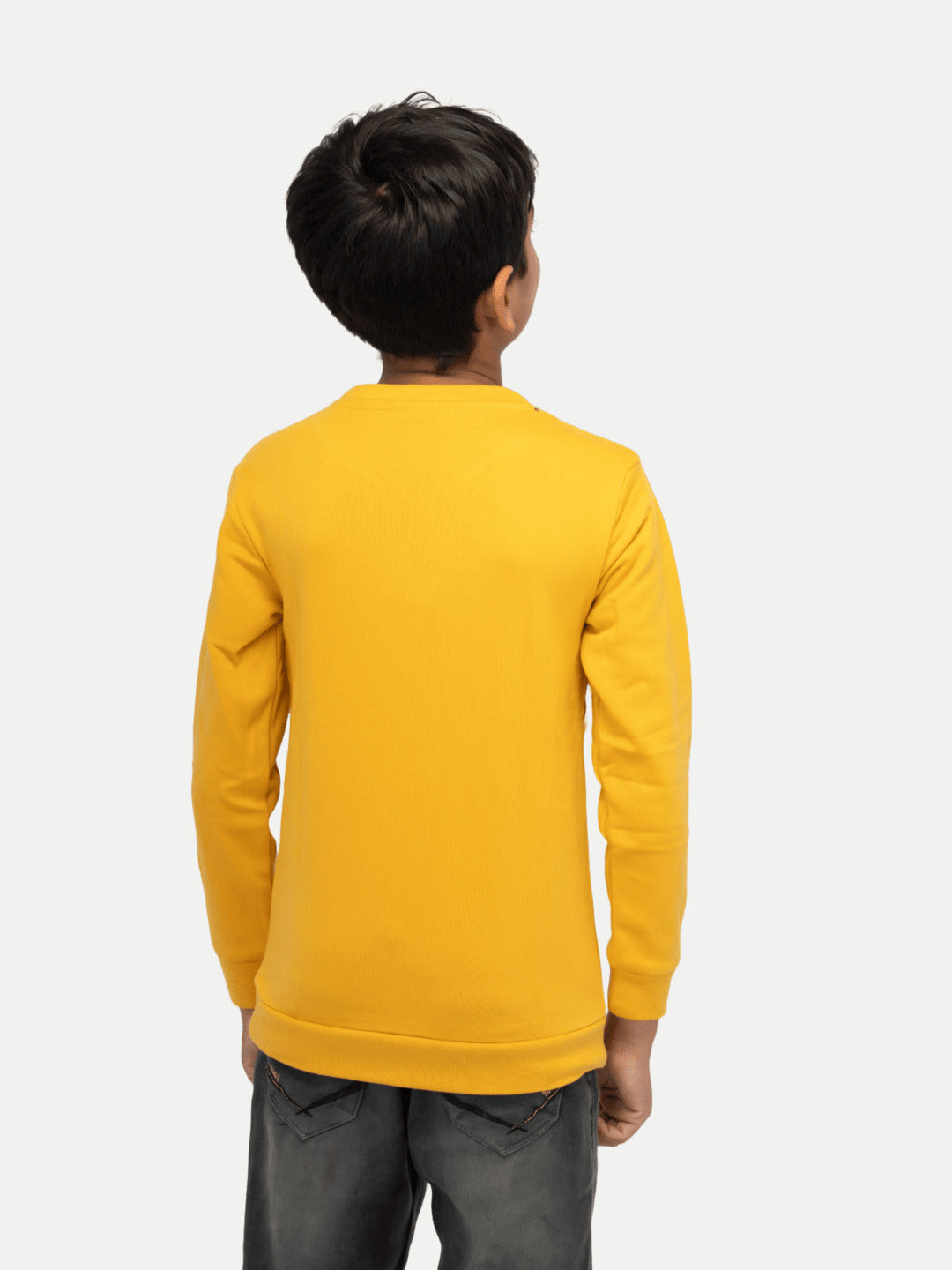 Radprix Boys Yellow Printed Sweatshirt