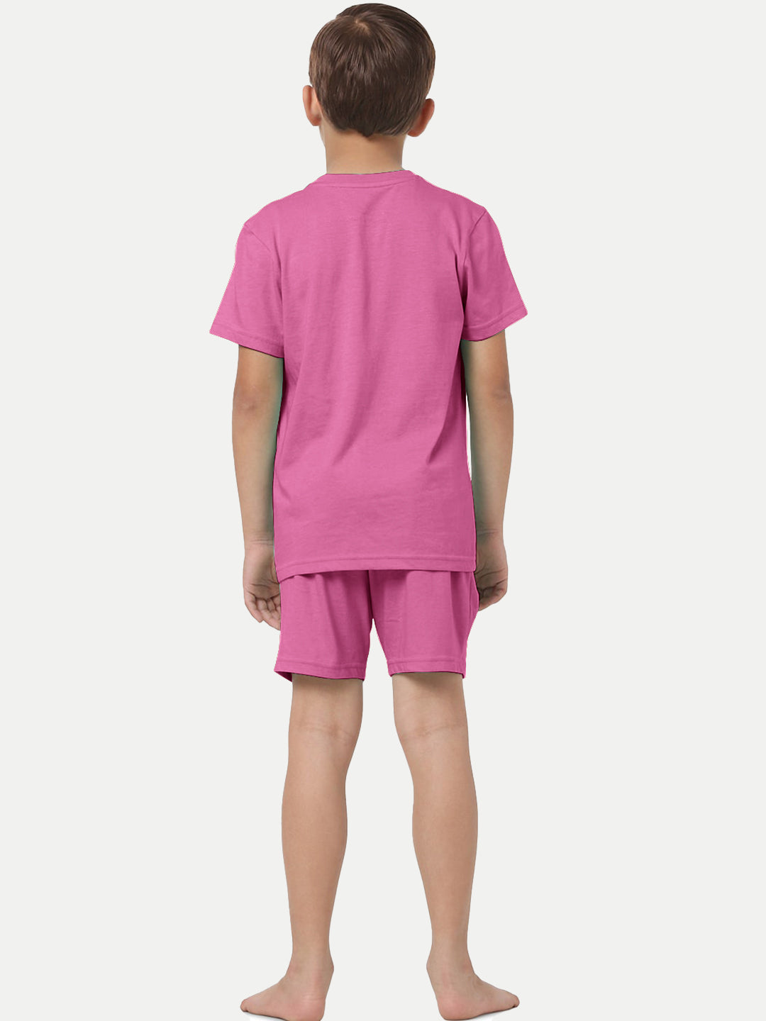 Radprix Kid Boys Pink Printed Shorts and Tees