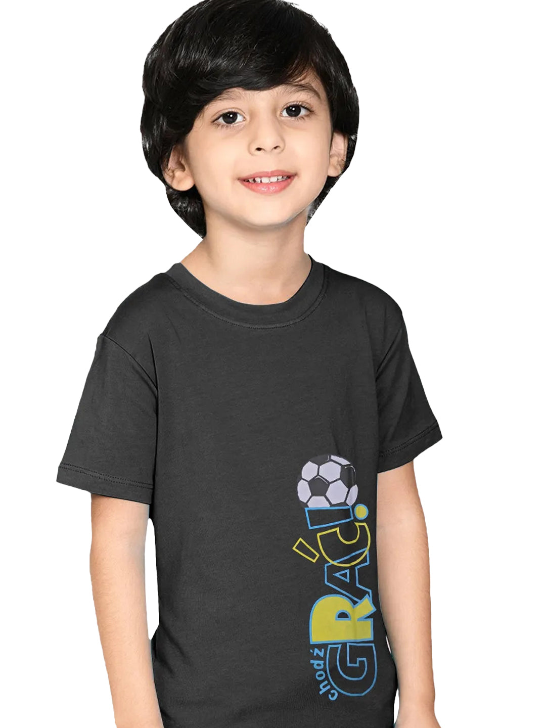 Radprix Kids Boys Black Printed T-Shirt