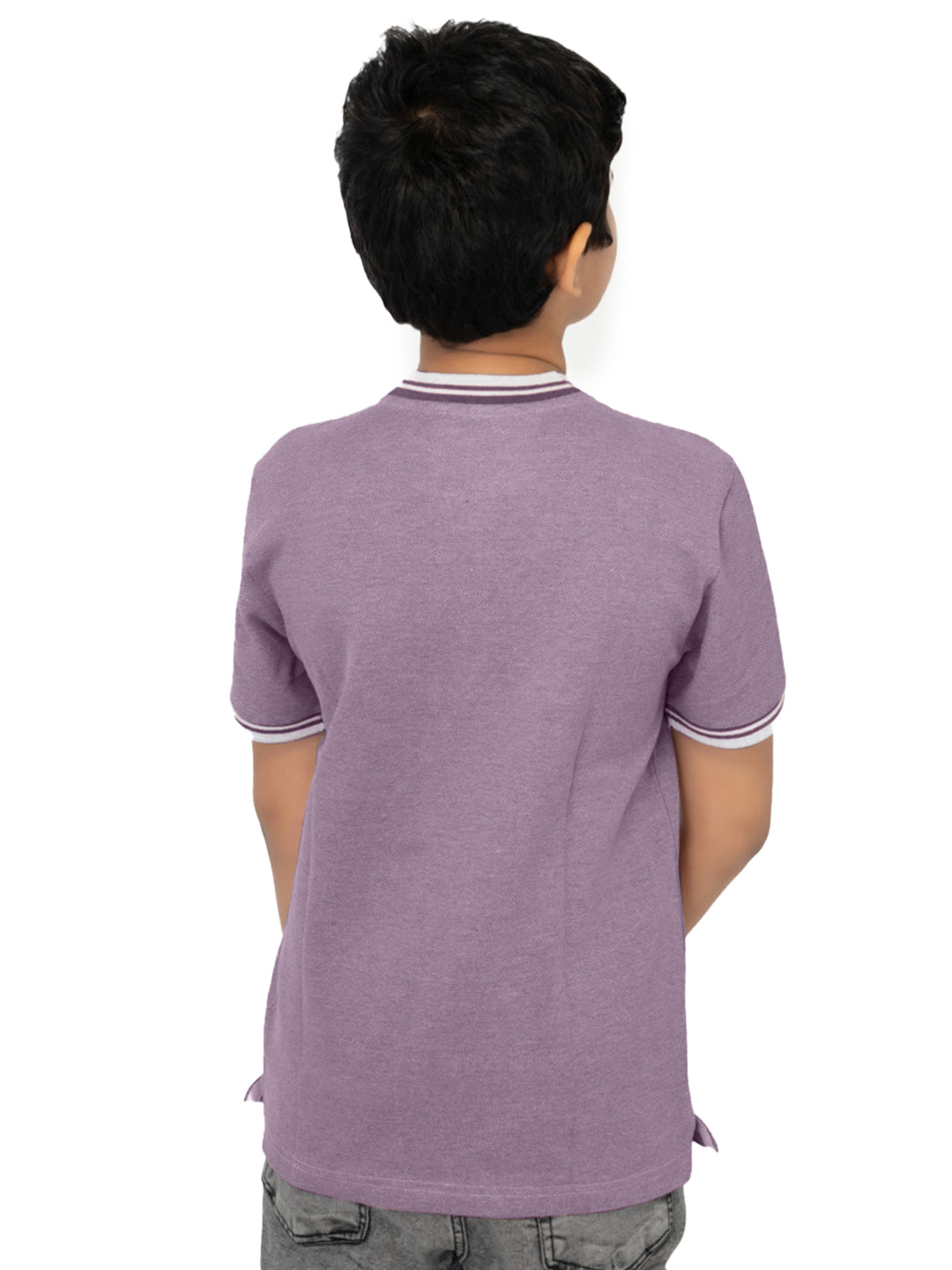 Radprix Boys Onion Red Contrast Melange T-shirt