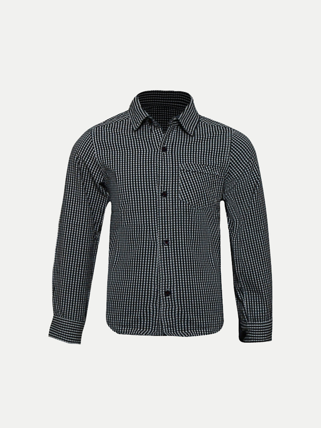 Radprix Kid Boys Black Checked Shirt