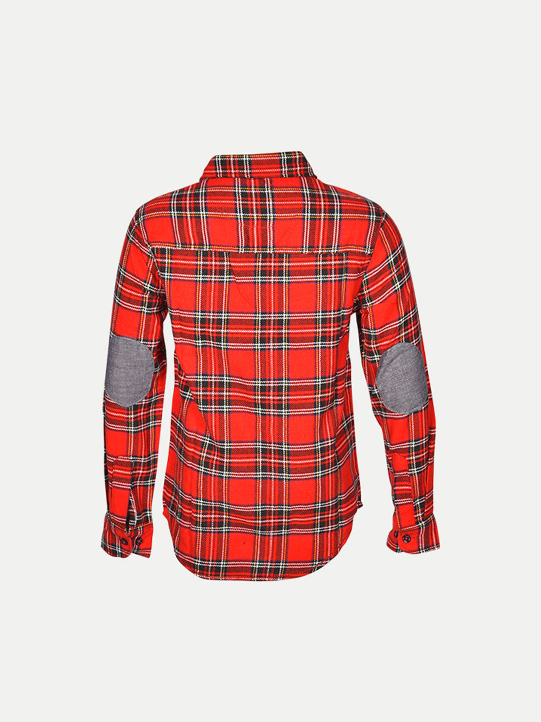 Radprix Kid Boys Red Multi-checked Shirt