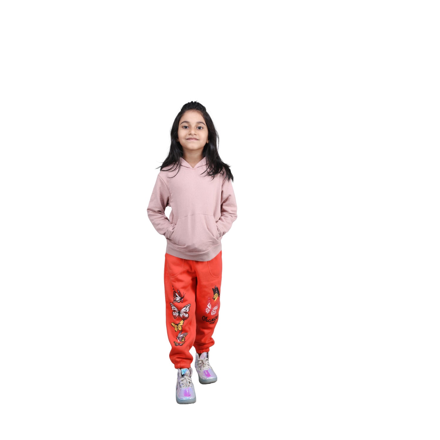 Radprix Girls Solid Onion Red hoodies