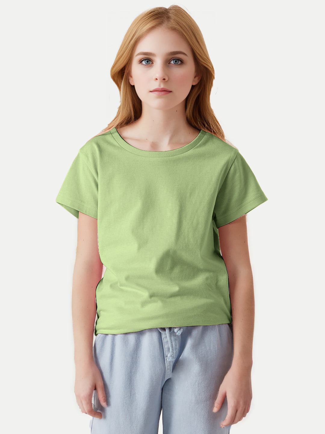 Radprix Girls Pista Round Crew neck T-shirt