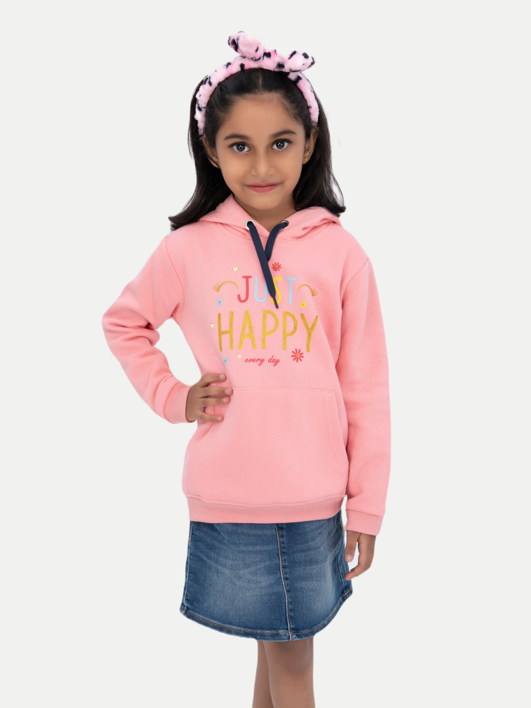 Radprix Girls Printed Sweat hoodies Pink