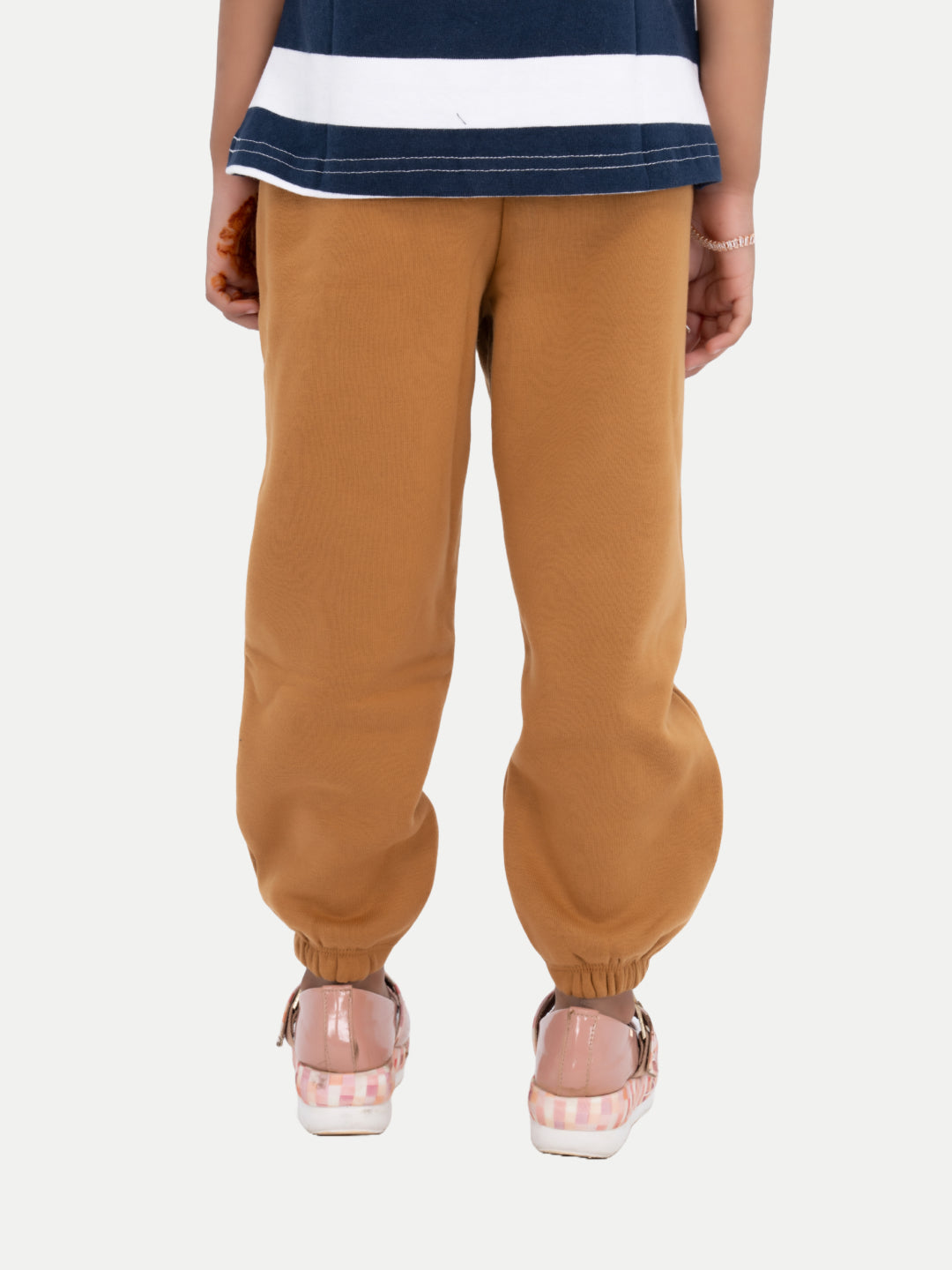 Radprix Kid Girls Brown Printed Joggers