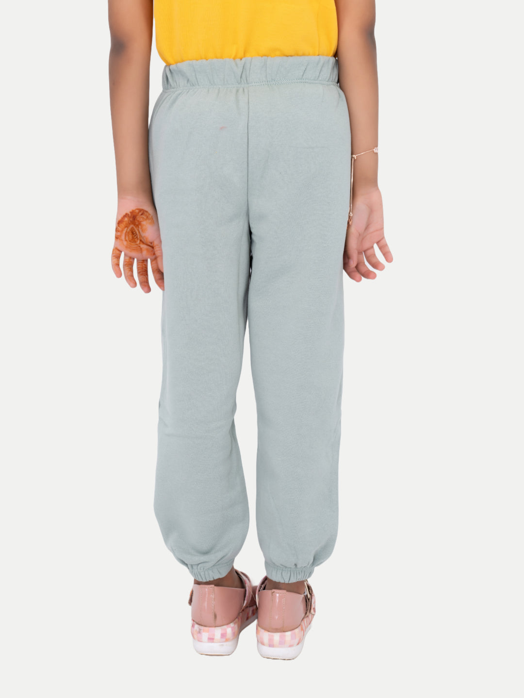 Radprix Kid Girls Grey Printed Joggers