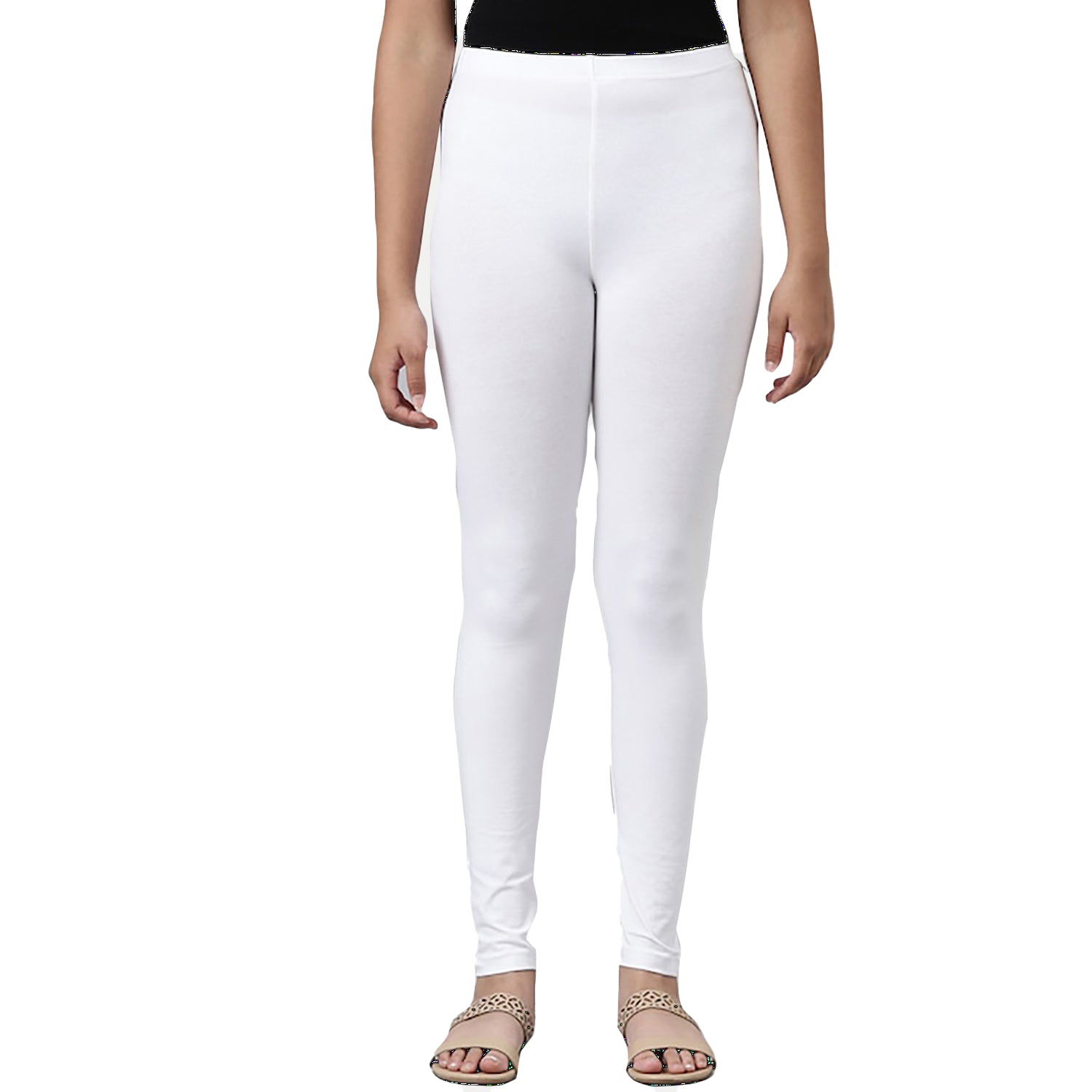 Radprix Kid Girls White solid leggings