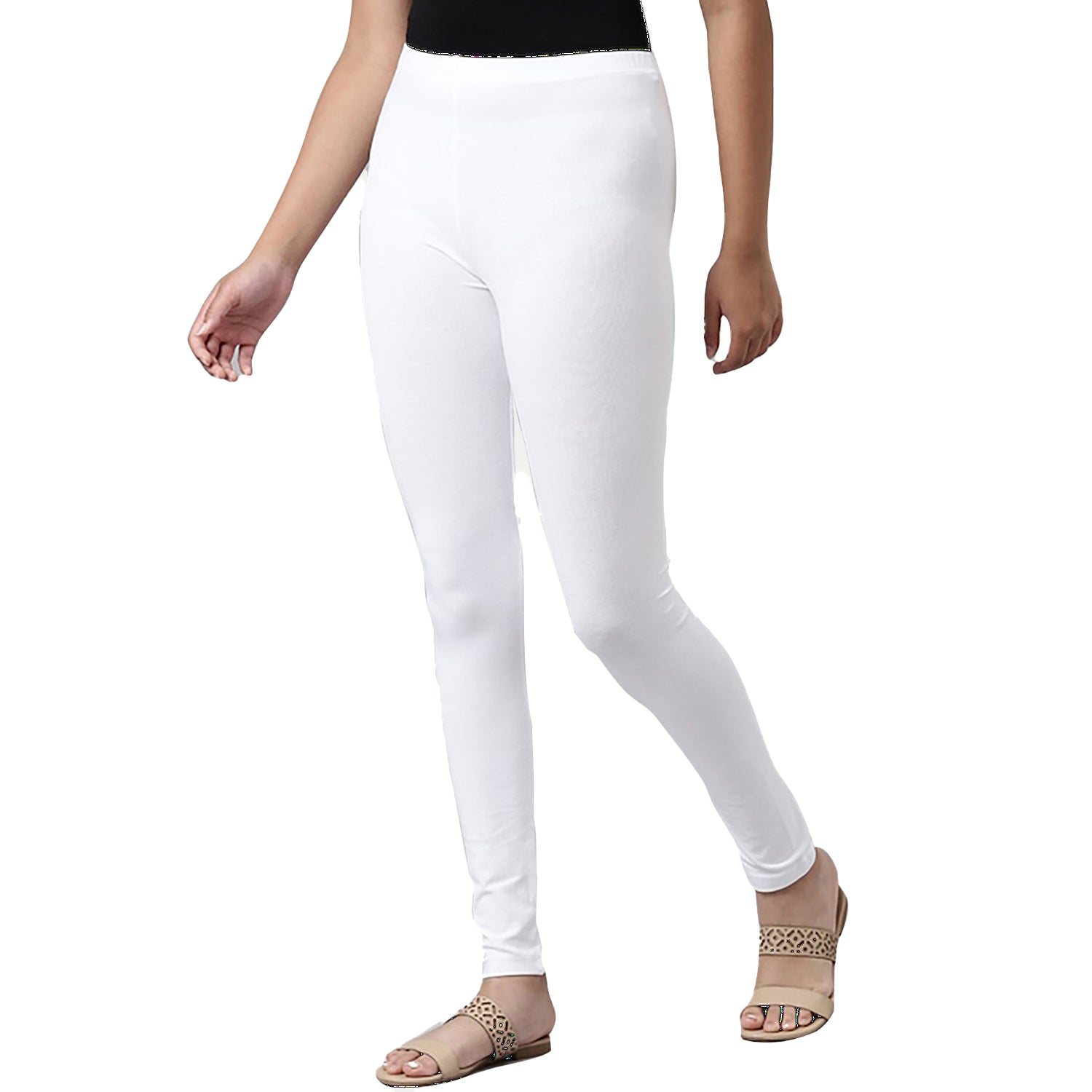 Radprix Kid Girls White solid leggings