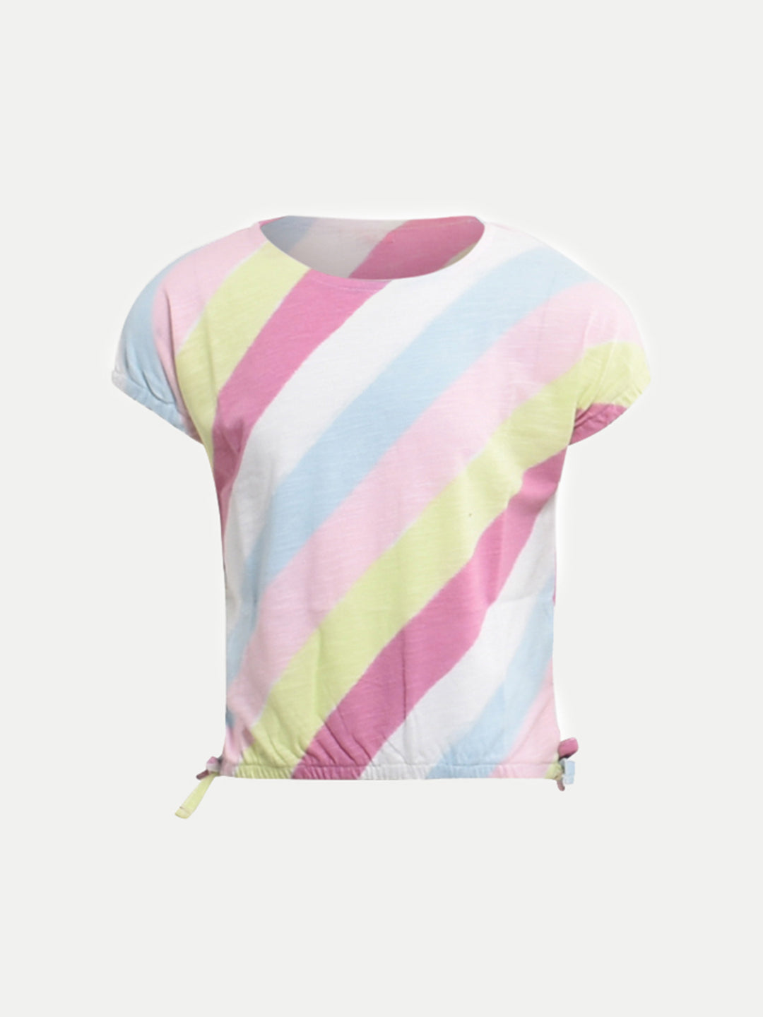 Radprix Kids Girls Striped Multicolour CropTop