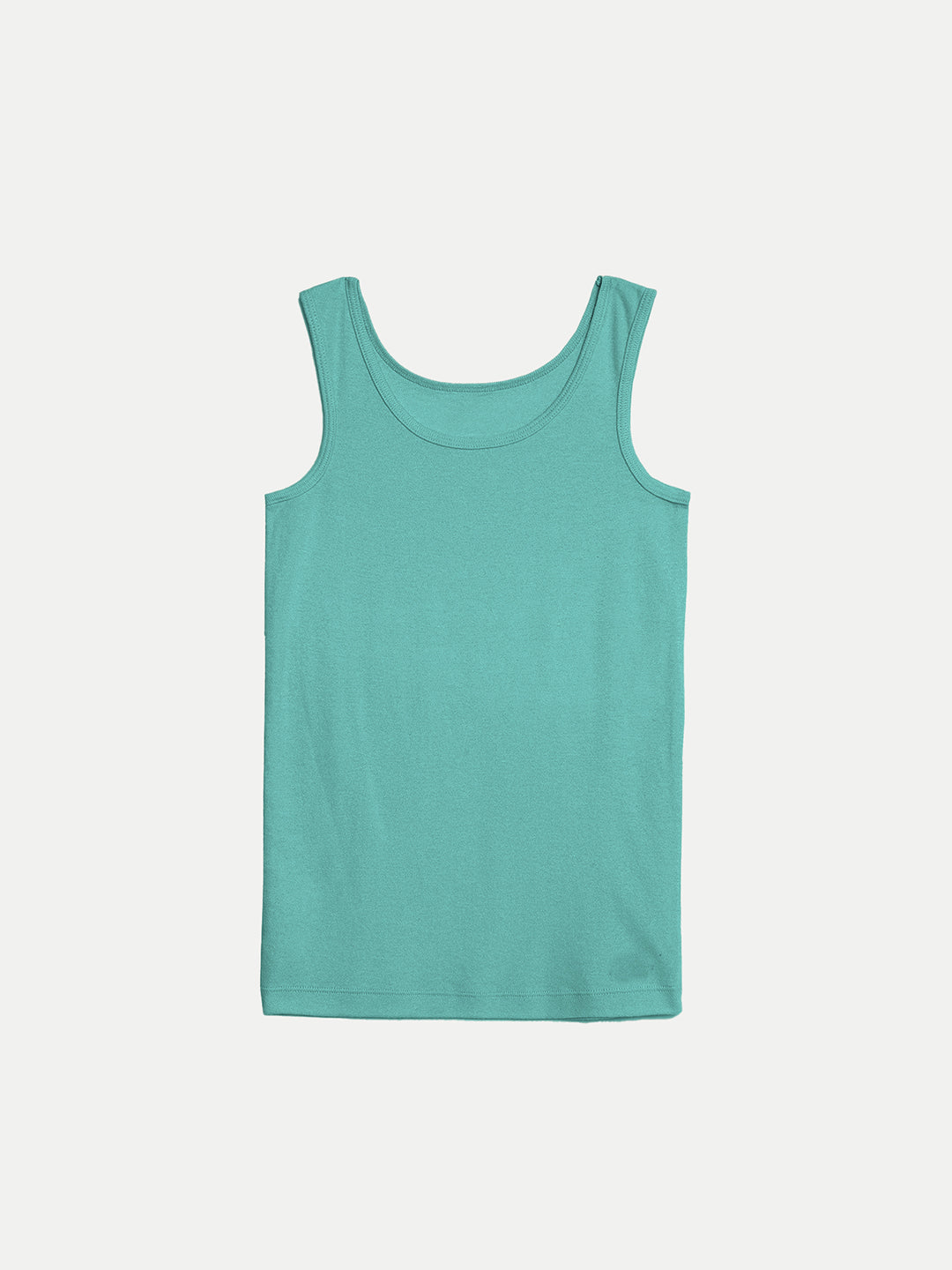 Radprix Kids Girls Skyblue Solid Tanktop