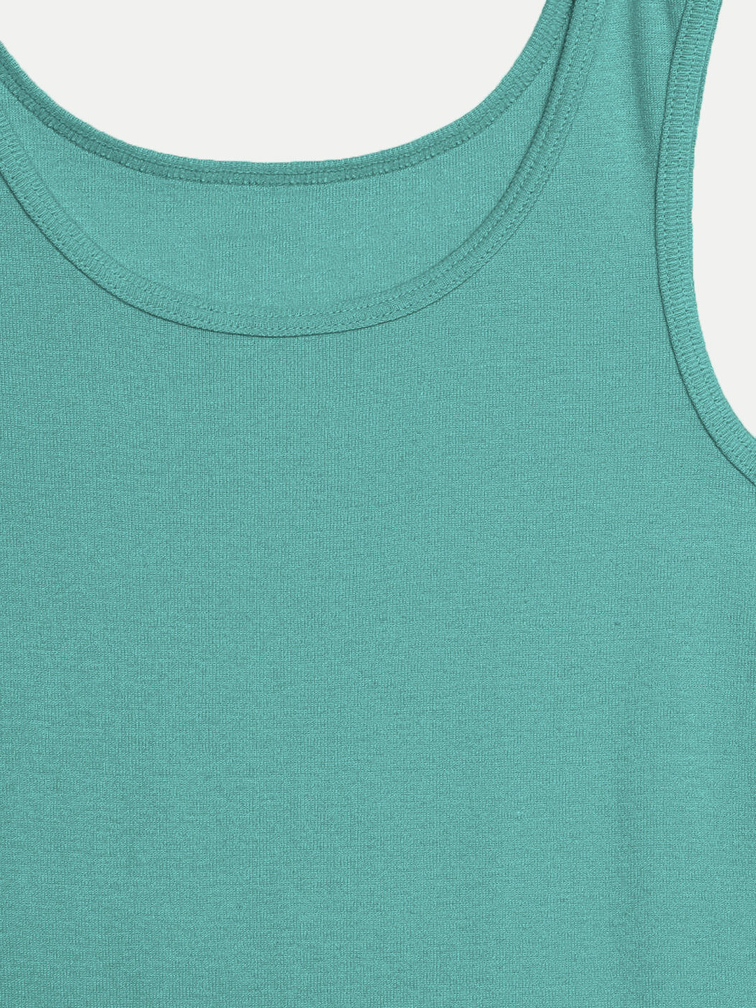 Radprix Kids Girls Skyblue Solid Tanktop