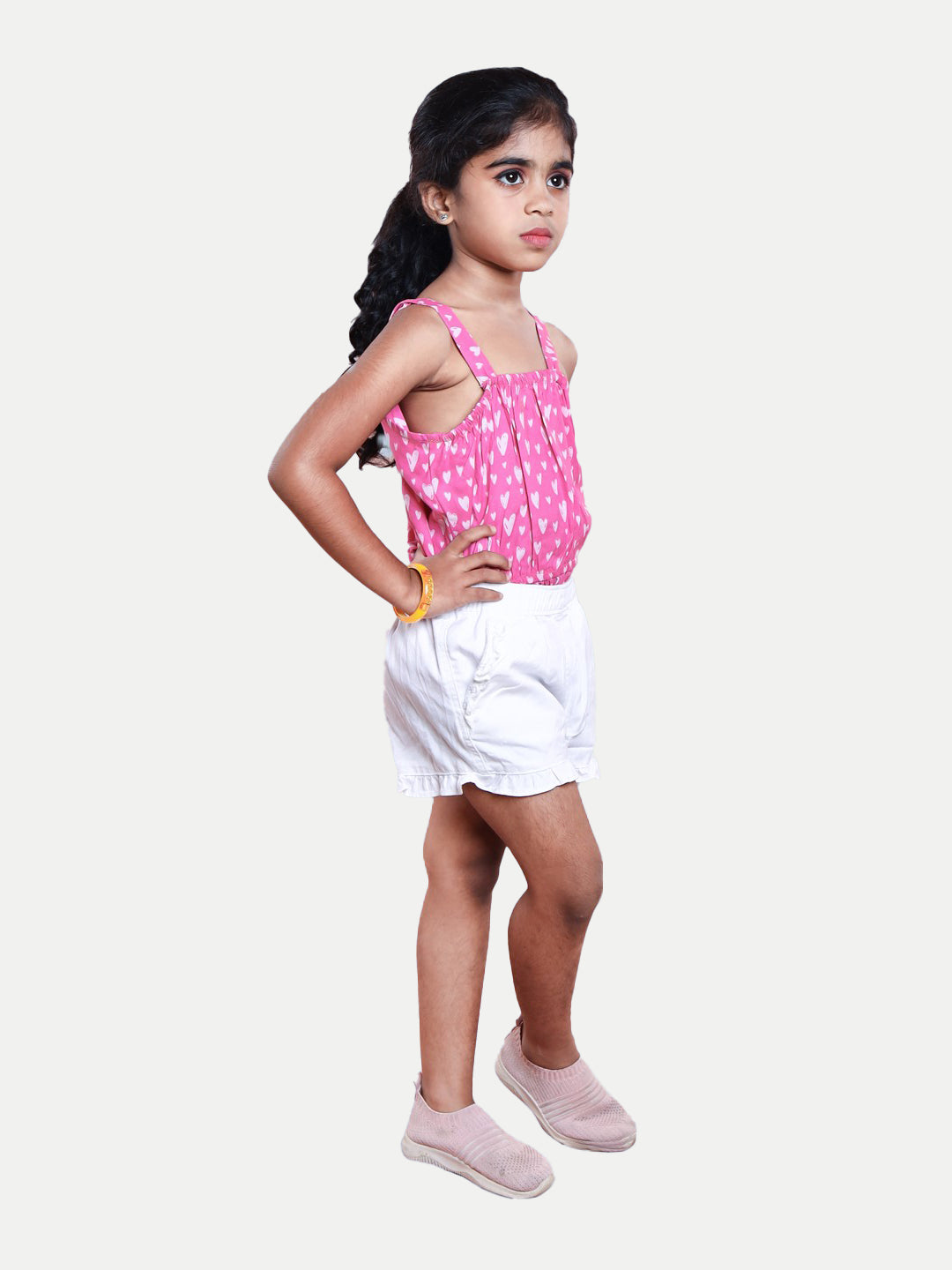 Radprix Kid Girls Pink Printed Strap Dress