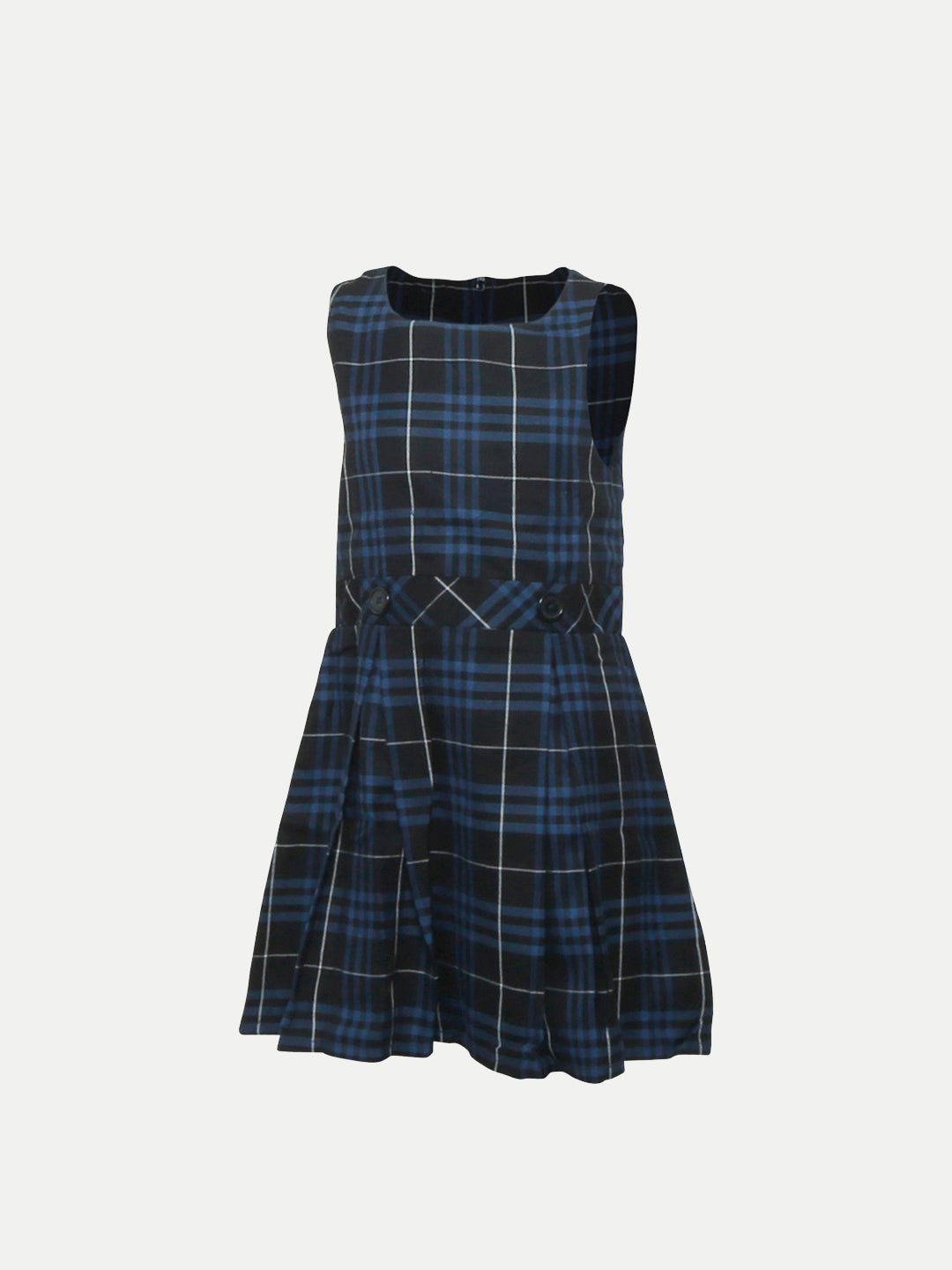 Radprix Kid Girls Violet A-line Pleated-dress with Checks