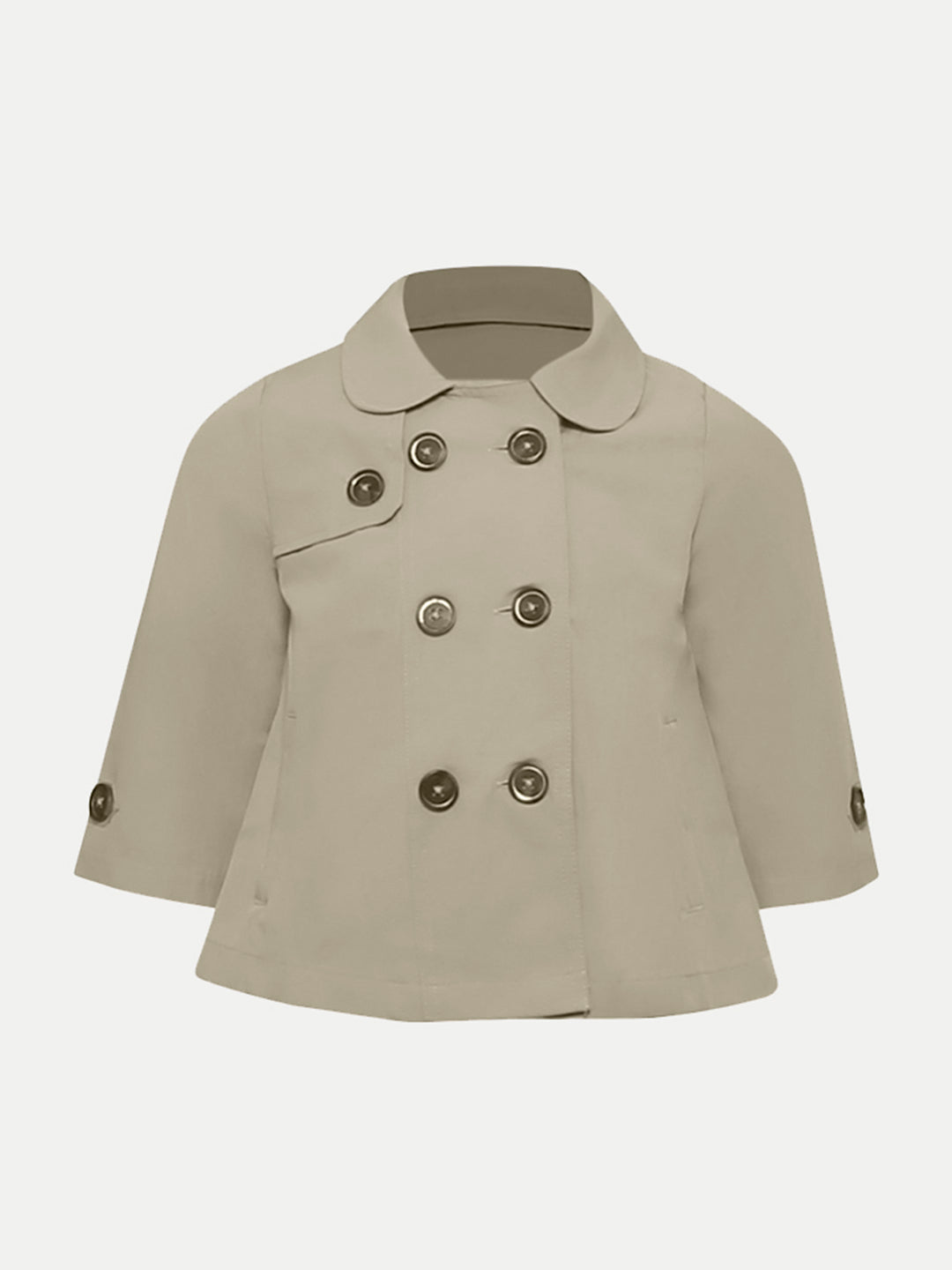 Radprix  Girls Beige Buttoned Jacket