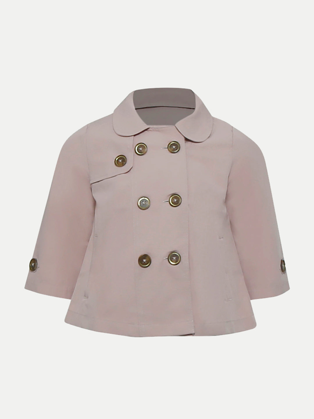 Radprix Girls Pink A-line Trench Jacket