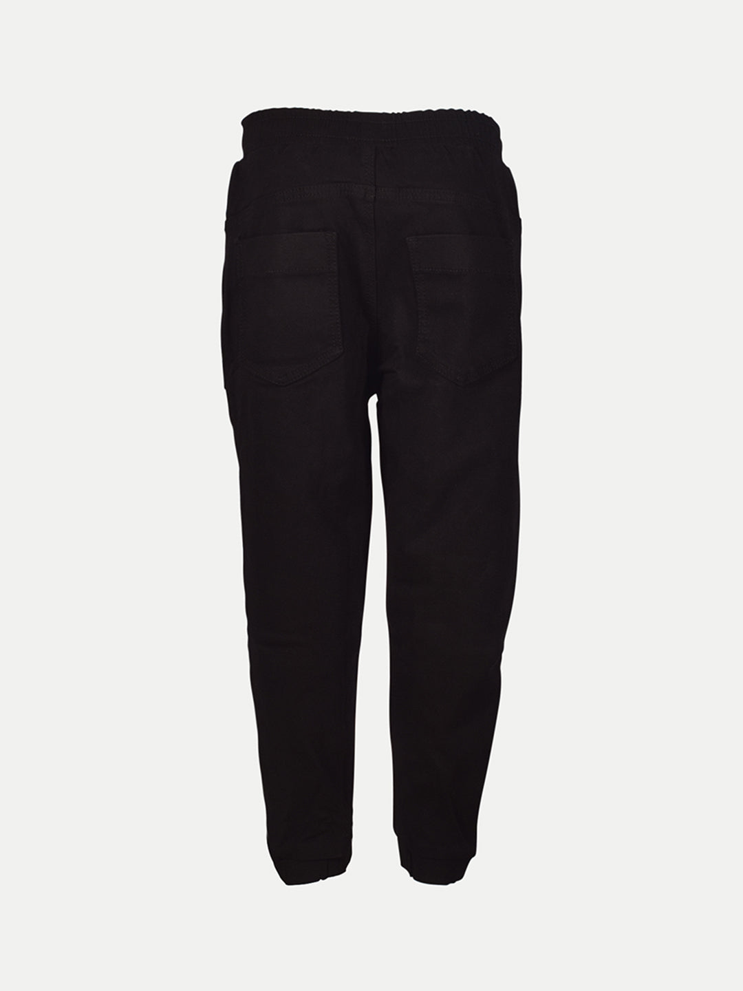 Radprix Kid Girls Solid Black Joggers