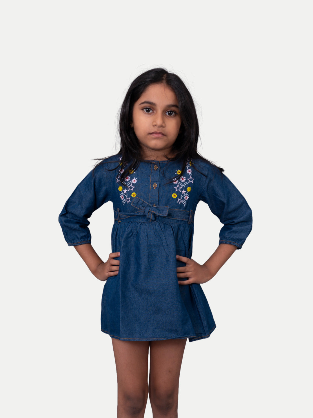 Radprix Kid Girls Mid Blue Dresses