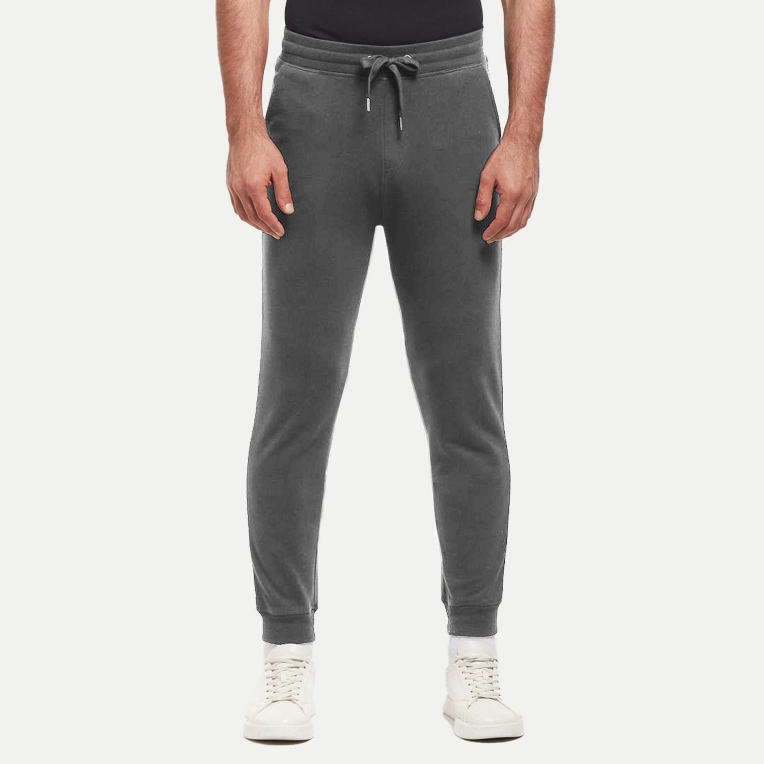 Radprix Mens Anthra Melange Solid Jogger