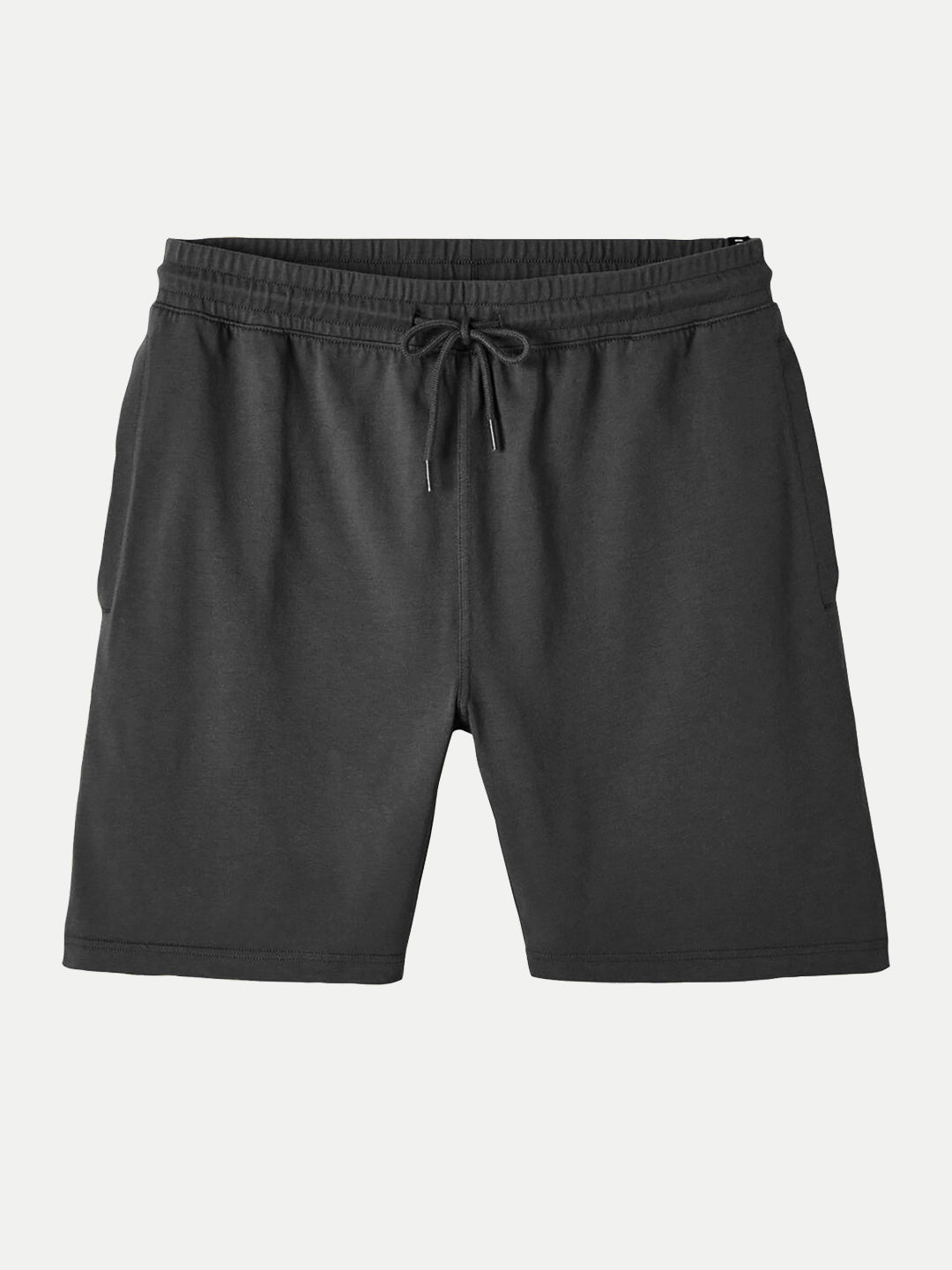 Radprix Mens Steel Grey Solid Knitted Casual Shorts 