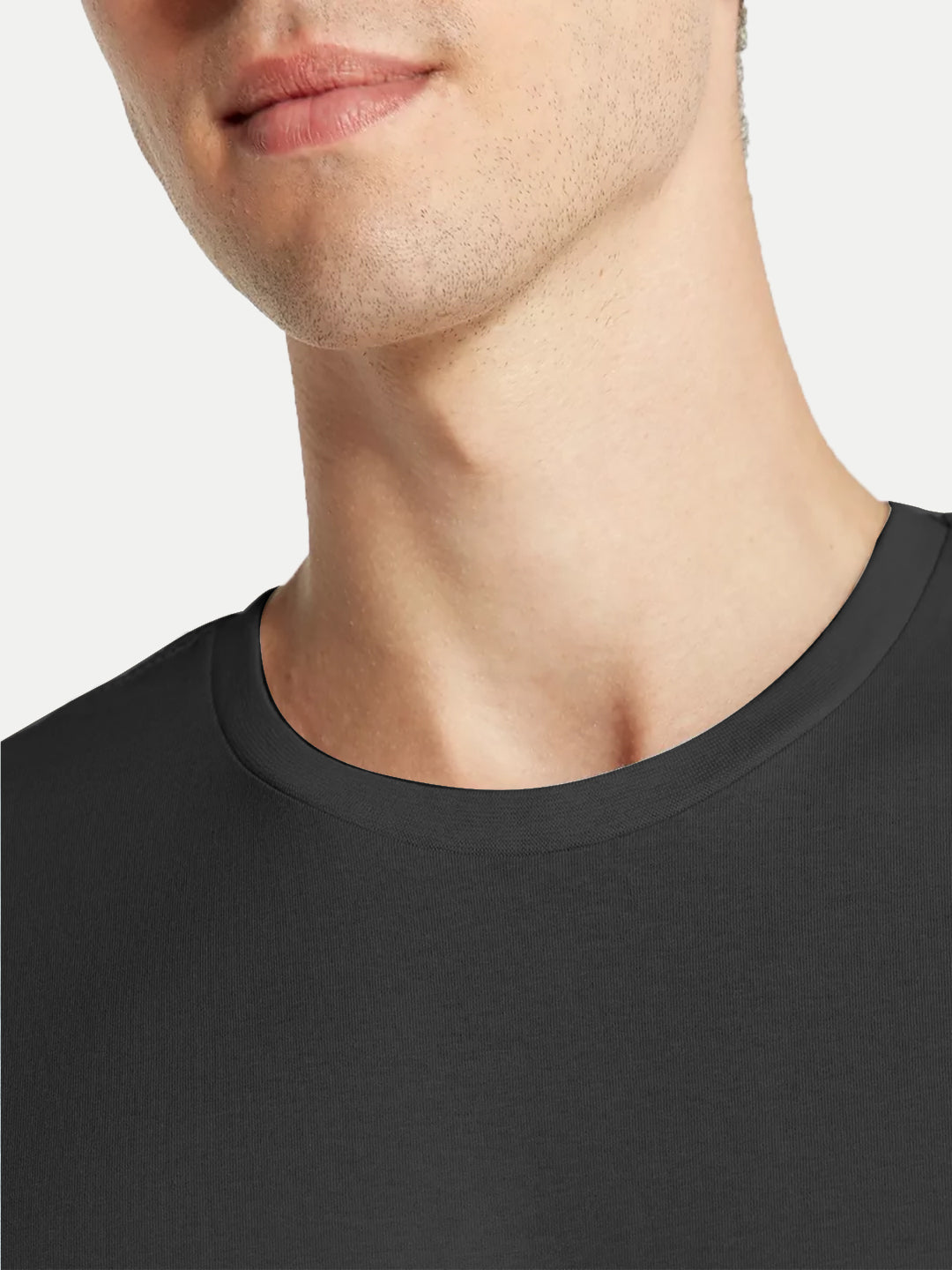 Radprix Men Black Crew neck T-shirt