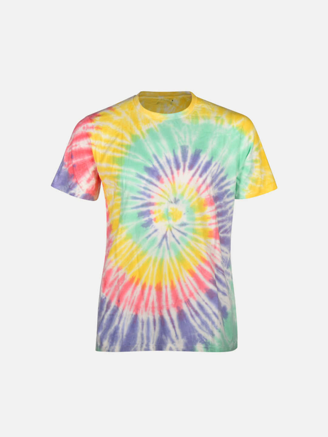 Radprix Men Multicolor Tie and Dye Cotton Crew Neck T-Shirt